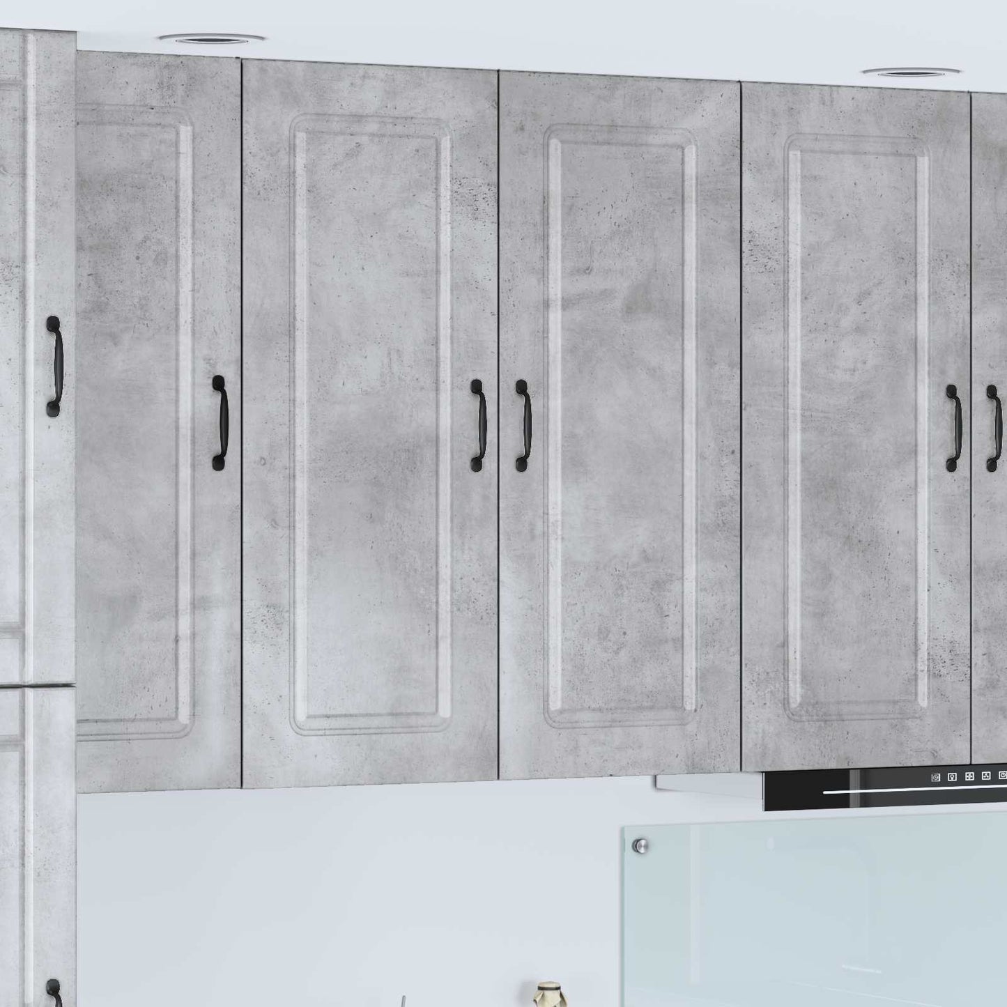 Dishwasher Panel Kalmar Concrete Grey 80 x 31 x 100 cm