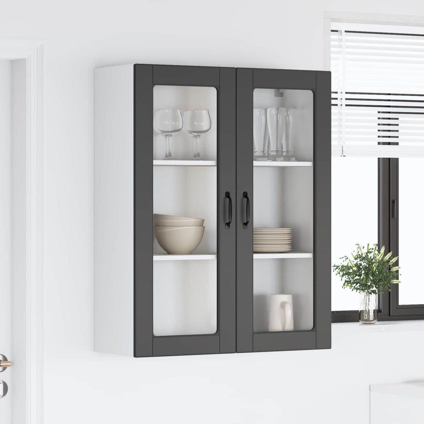 Dishwasher Panel Kalmar Black 80 x 31 x 100 cm Engineered Wood