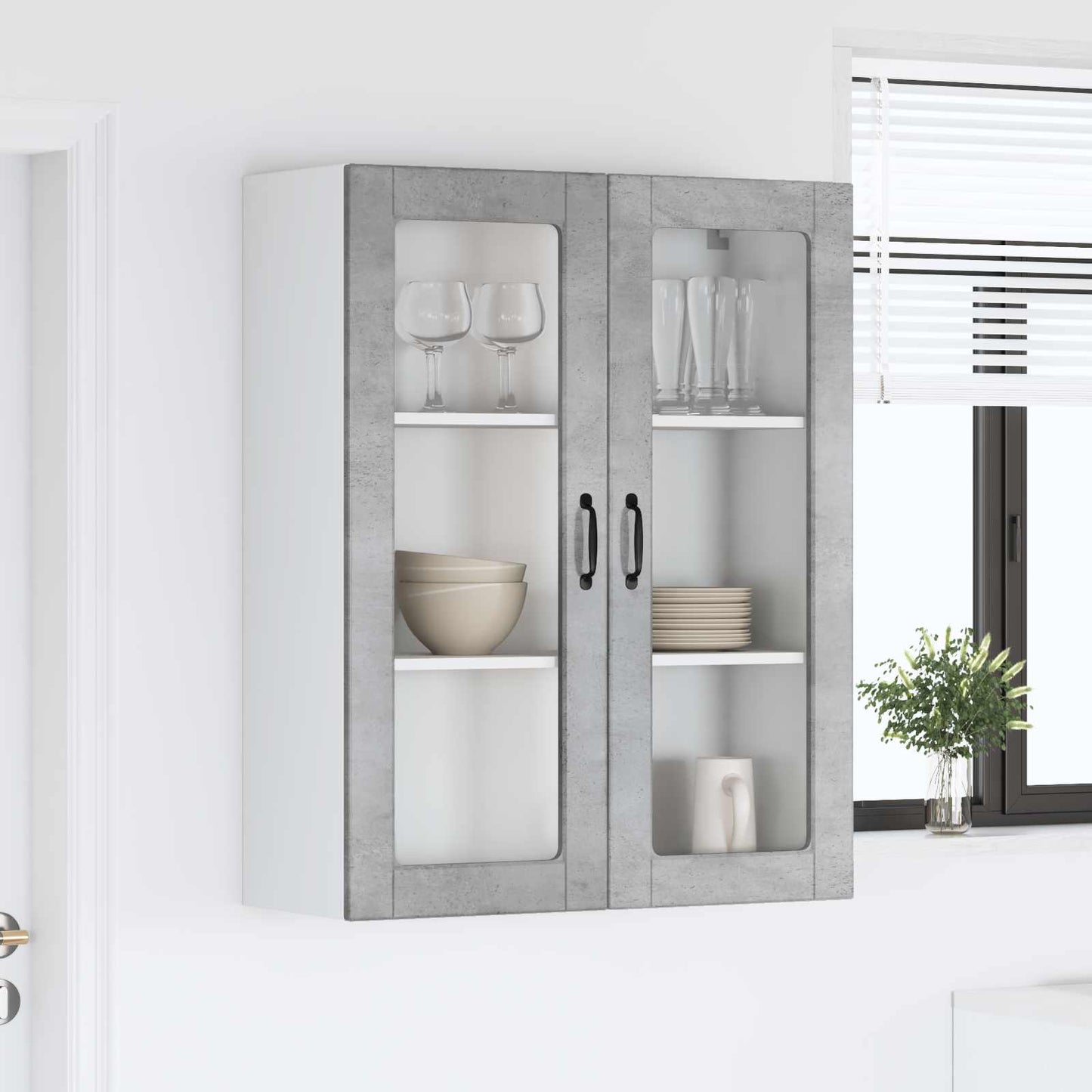 Dishwasher Panel Kalmar Concrete Grey 80 x 31 x 100 cm
