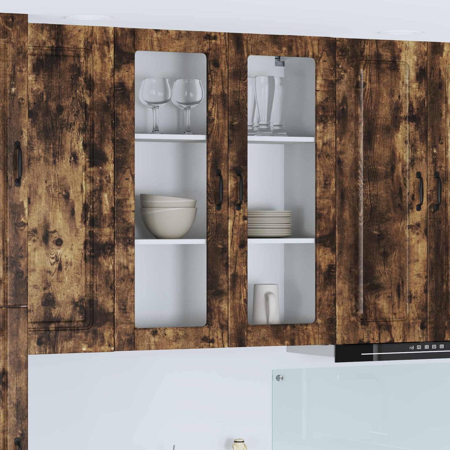 Dishwasher Panel Kalmar Smoked Oak 80 x 31 x 100 cm