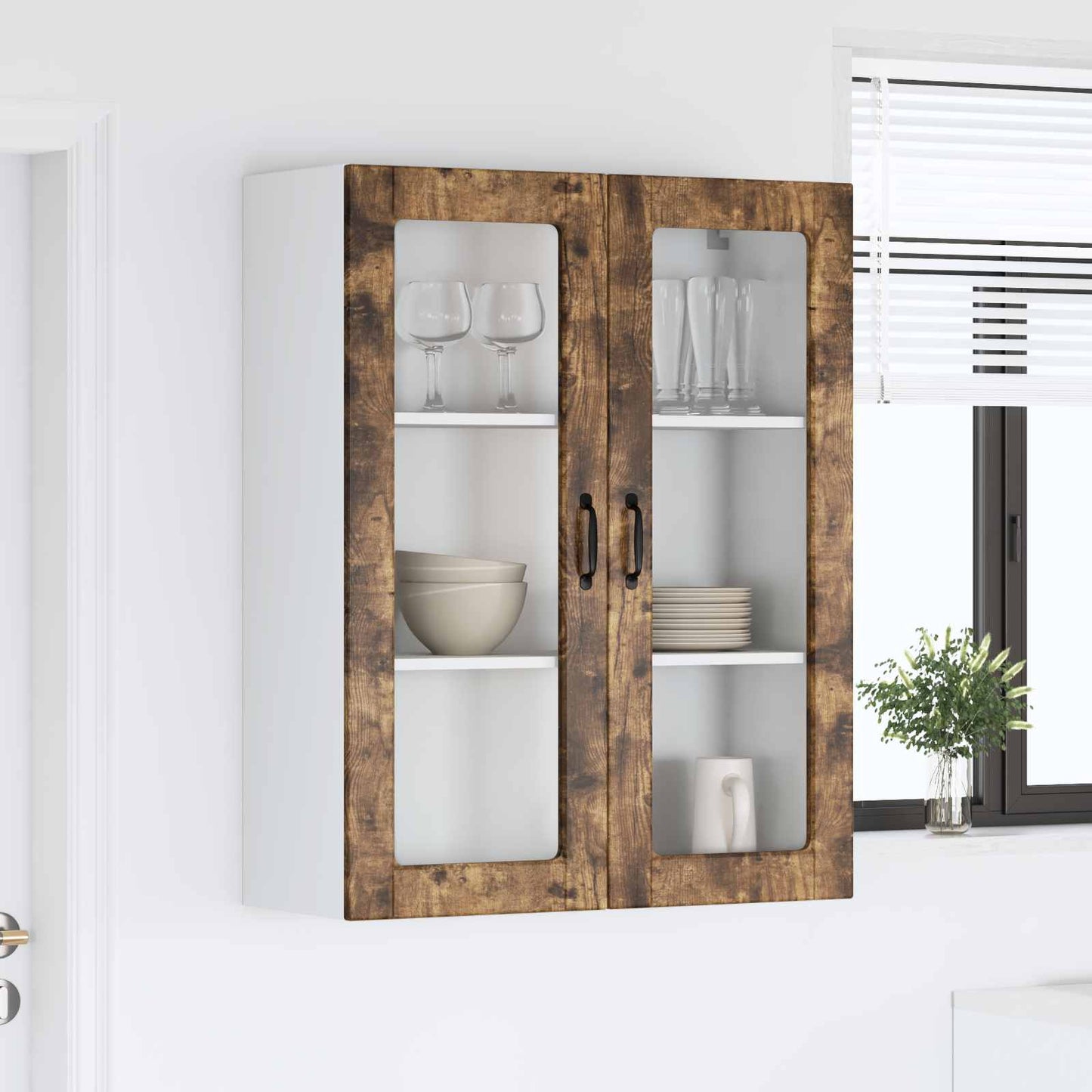 Dishwasher Panel Kalmar Smoked Oak 80 x 31 x 100 cm