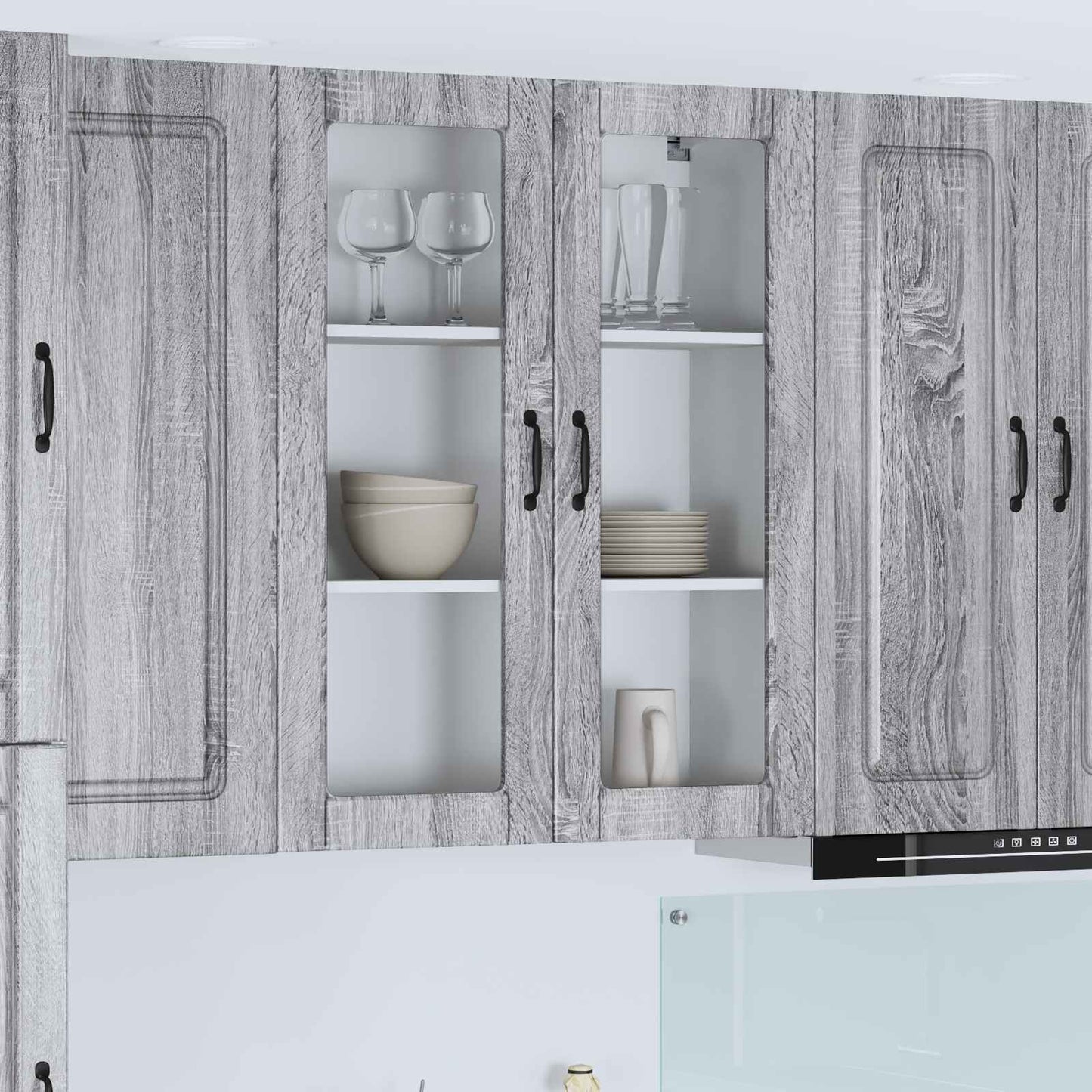 Dishwasher Panel Kalmar Grey Sonoma 80 x 31 x 100 cm