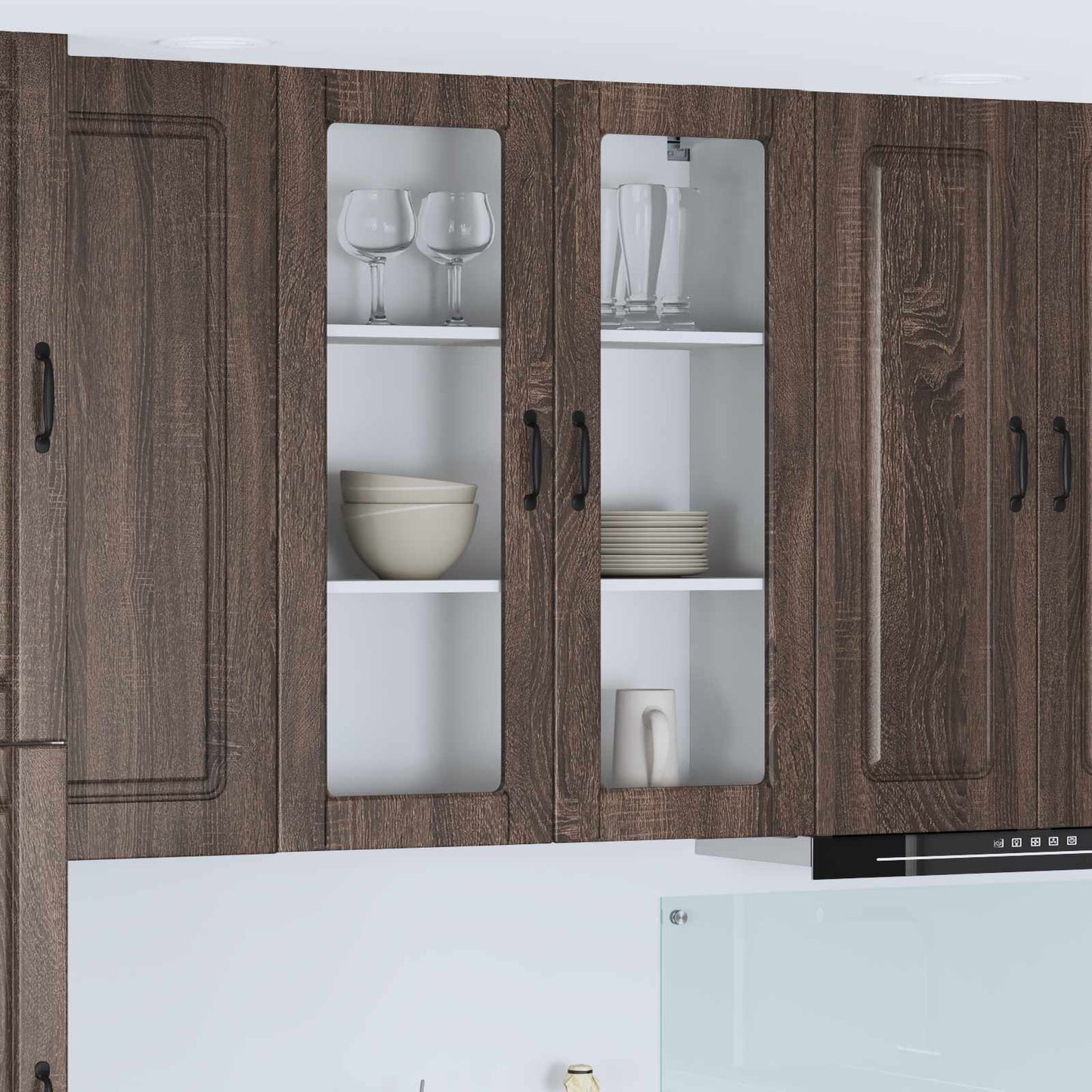 Dishwasher Panel Kalmar Brown Oak 80 x 31 x 100 cm