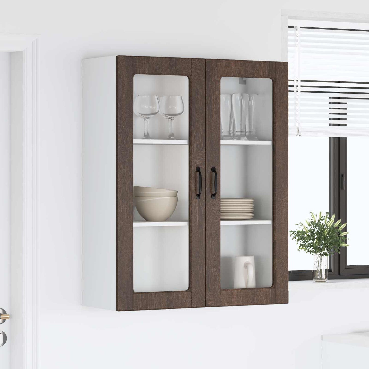 Dishwasher Panel Kalmar Brown Oak 80 x 31 x 100 cm