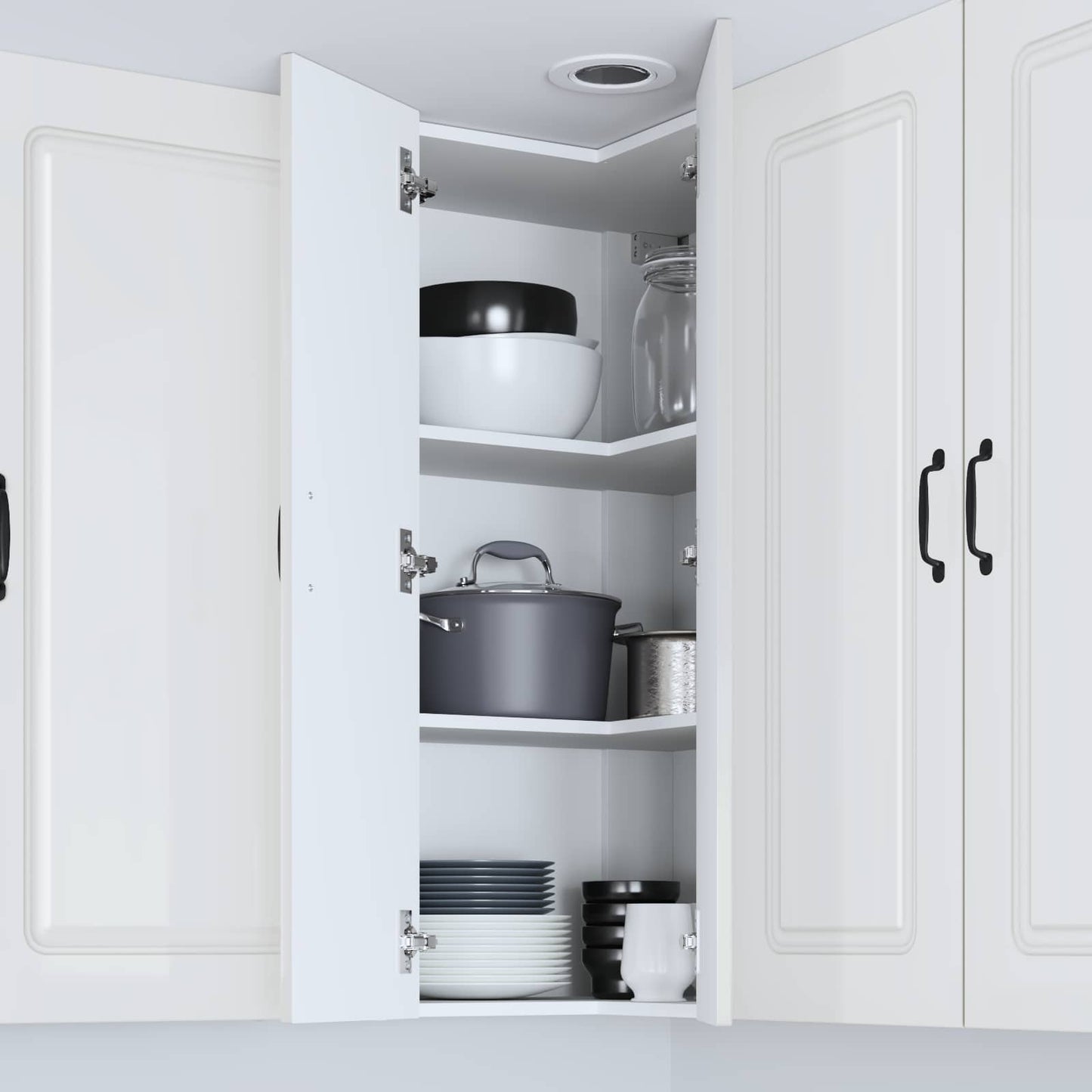 Dishwasher Panel Kalmar High Gloss White 57 x 57 x 100 cm