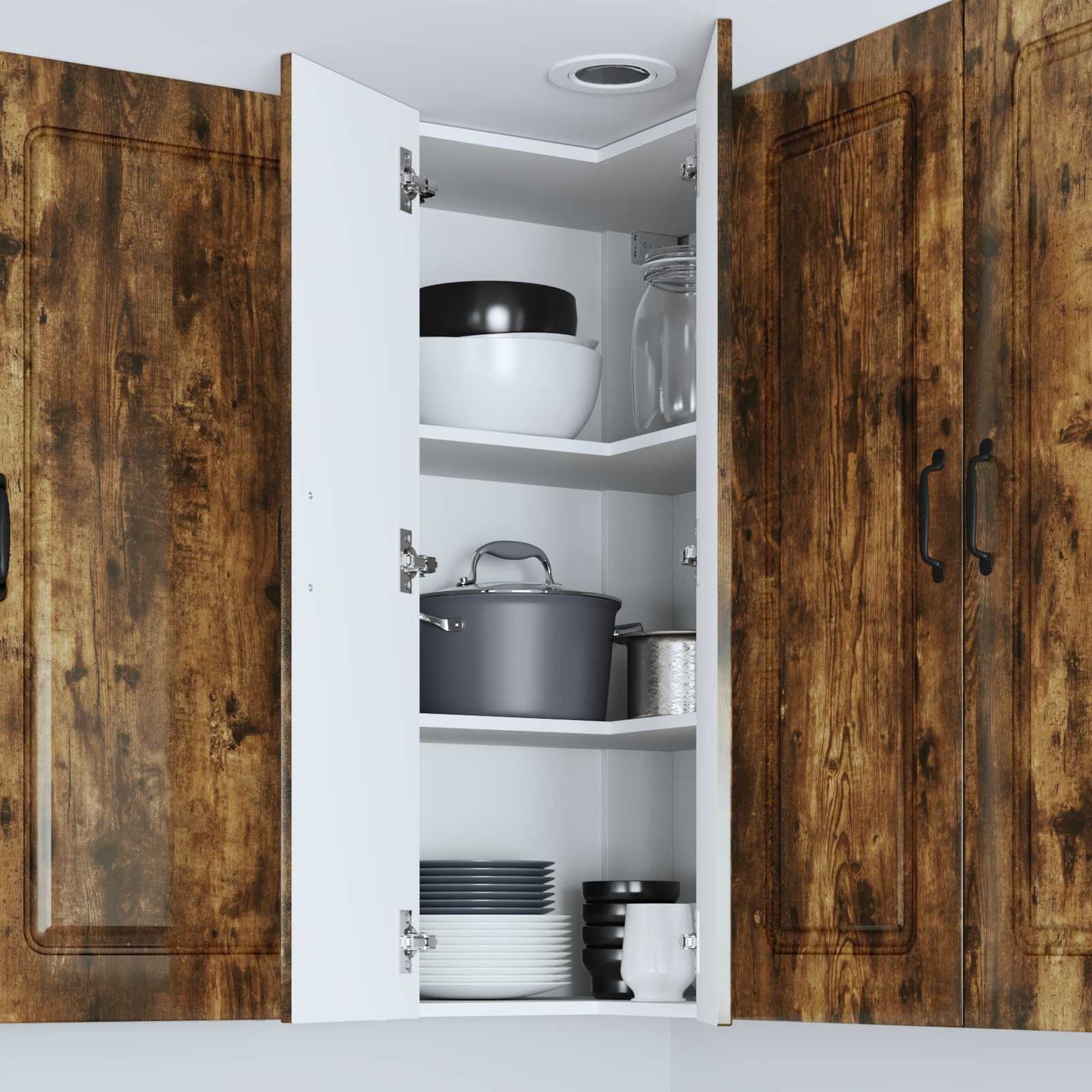 Dishwasher Panel Kalmar Smoked Oak 57 x 57 x 100 cm