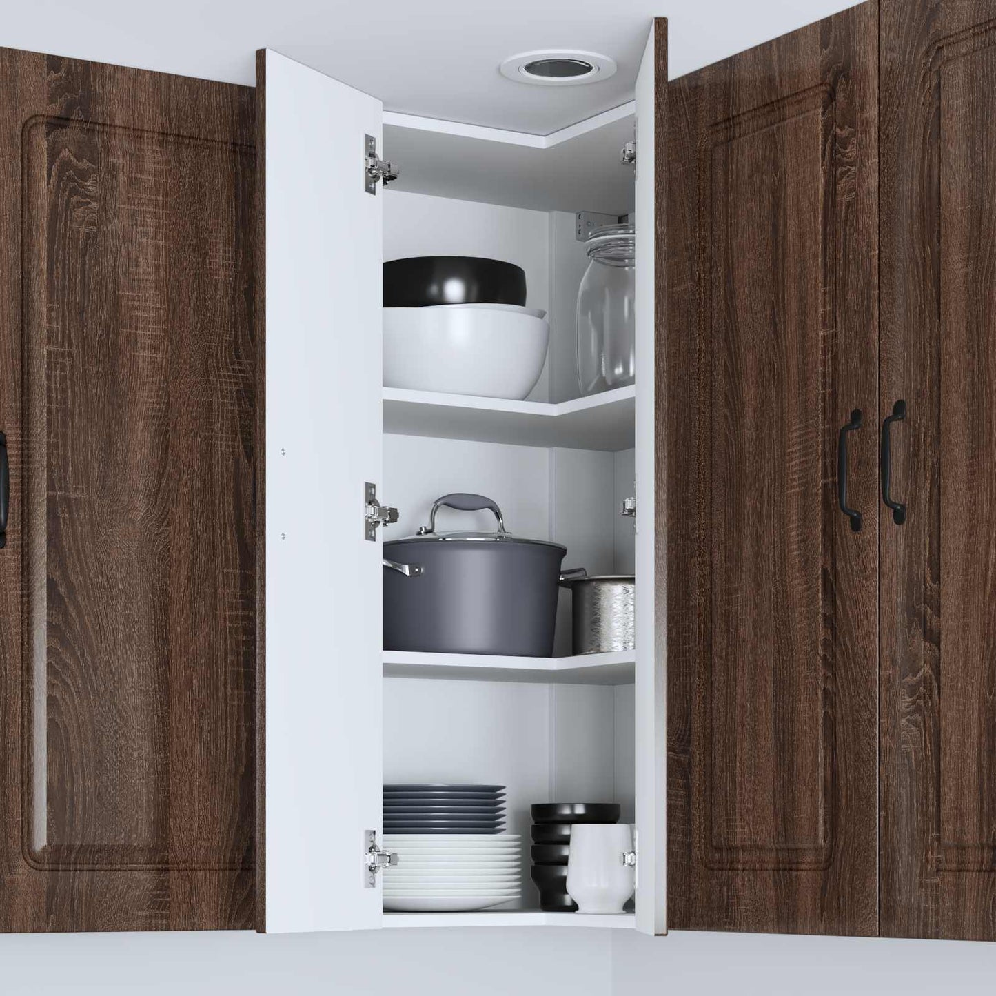 Dishwasher Panel Kalmar Brown Oak 57 x 57 x 100 cm