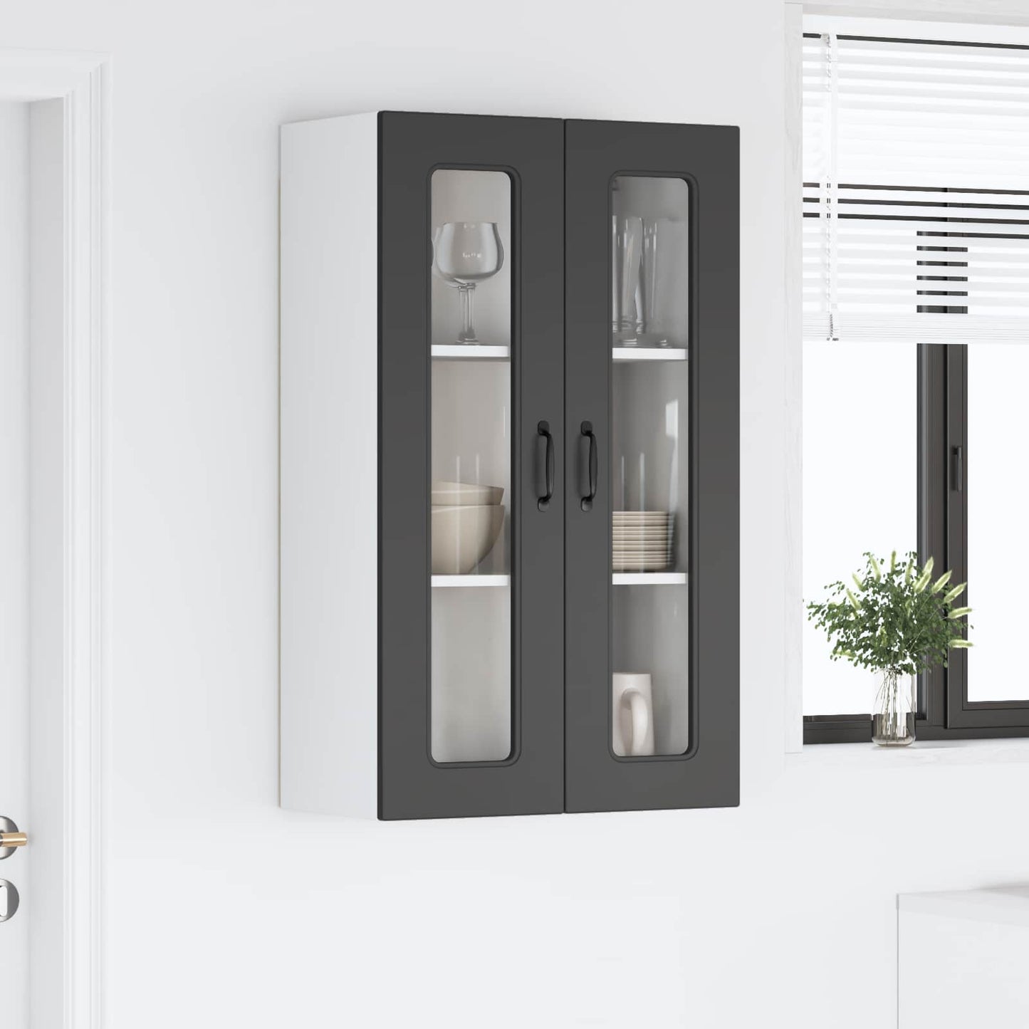 Dishwasher Panel Kalmar Black 60 x 31 x 100 cm Engineered Wood