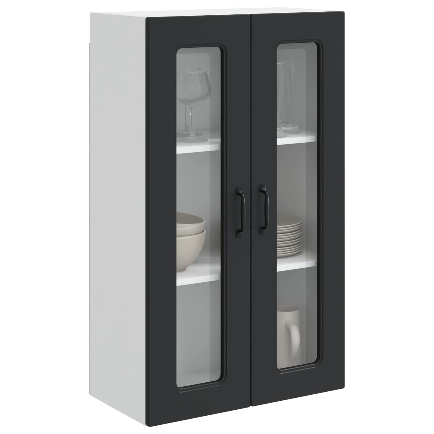 Dishwasher Panel Kalmar Black 60 x 31 x 100 cm Engineered Wood