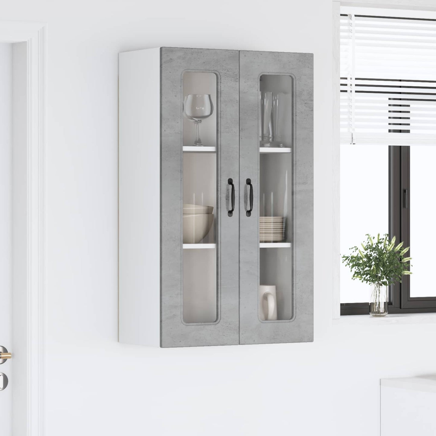 Dishwasher Panel Kalmar Concrete Grey 60 x 31 x 100 cm