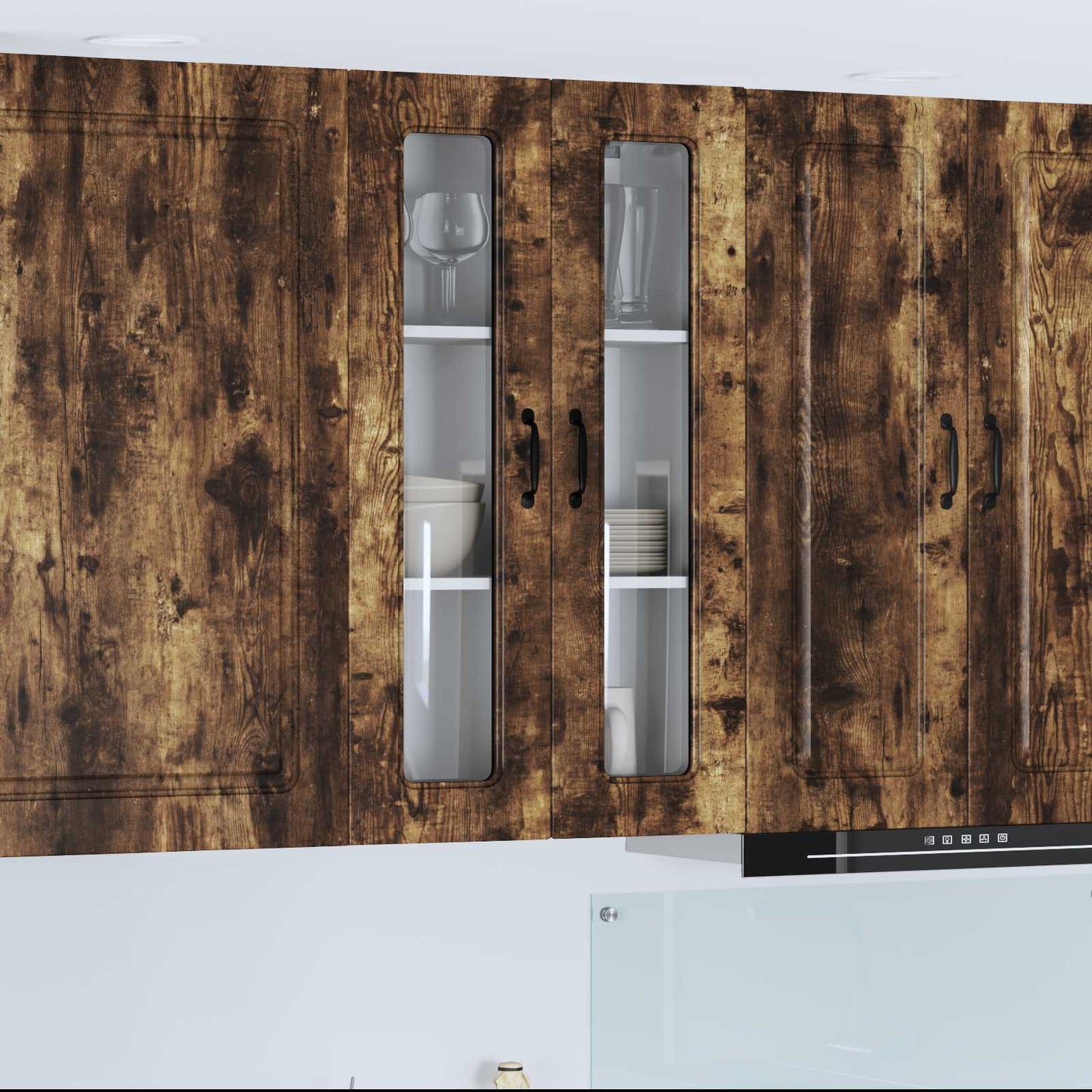 Dishwasher Panel Kalmar Smoked Oak 60 x 31 x 100 cm