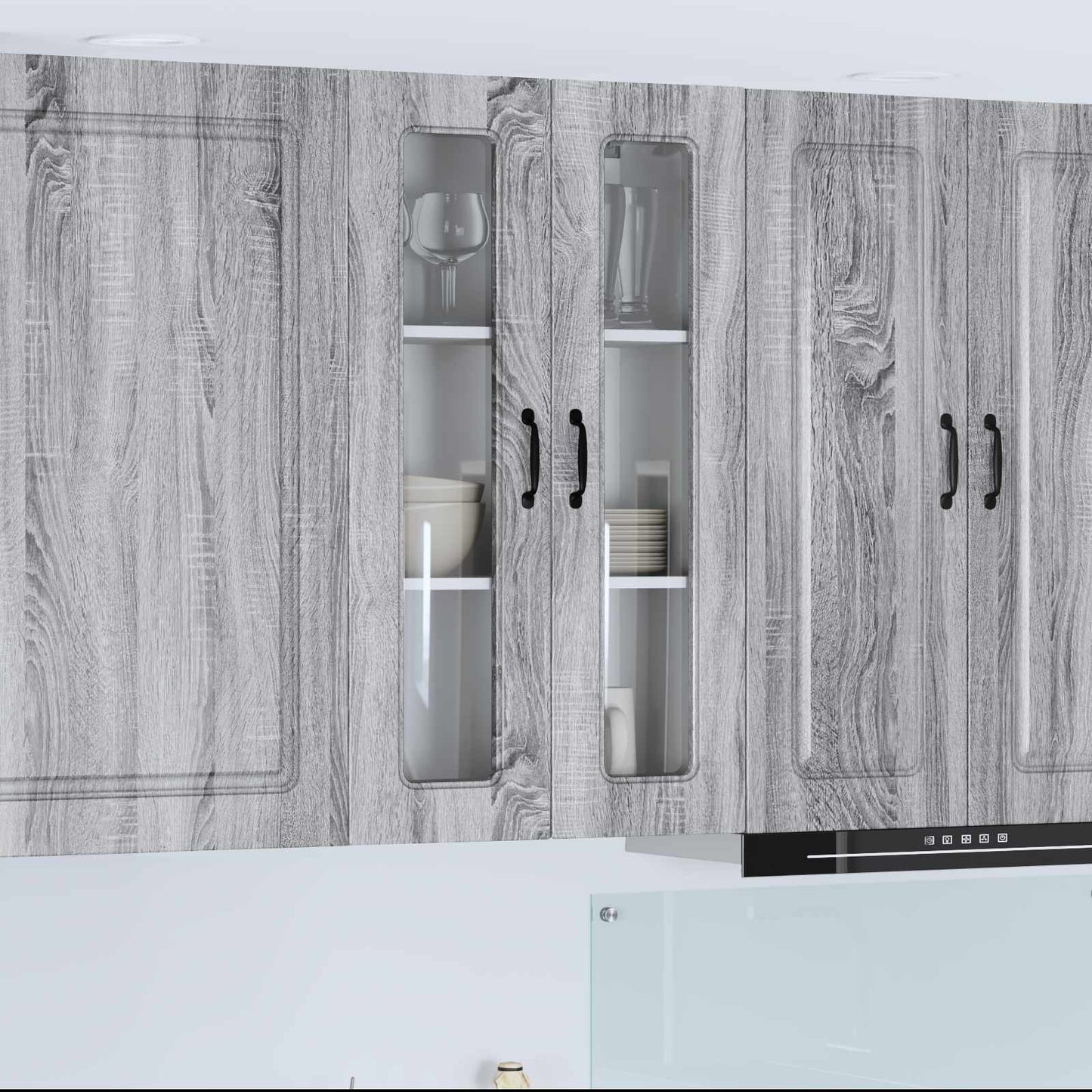 Dishwasher Panel Kalmar Grey Sonoma 60 x 31 x 100 cm