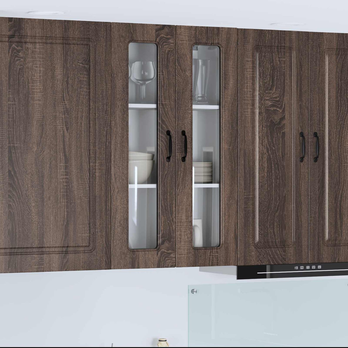 Dishwasher Panel Kalmar Brown Oak 60 x 31 x 100 cm