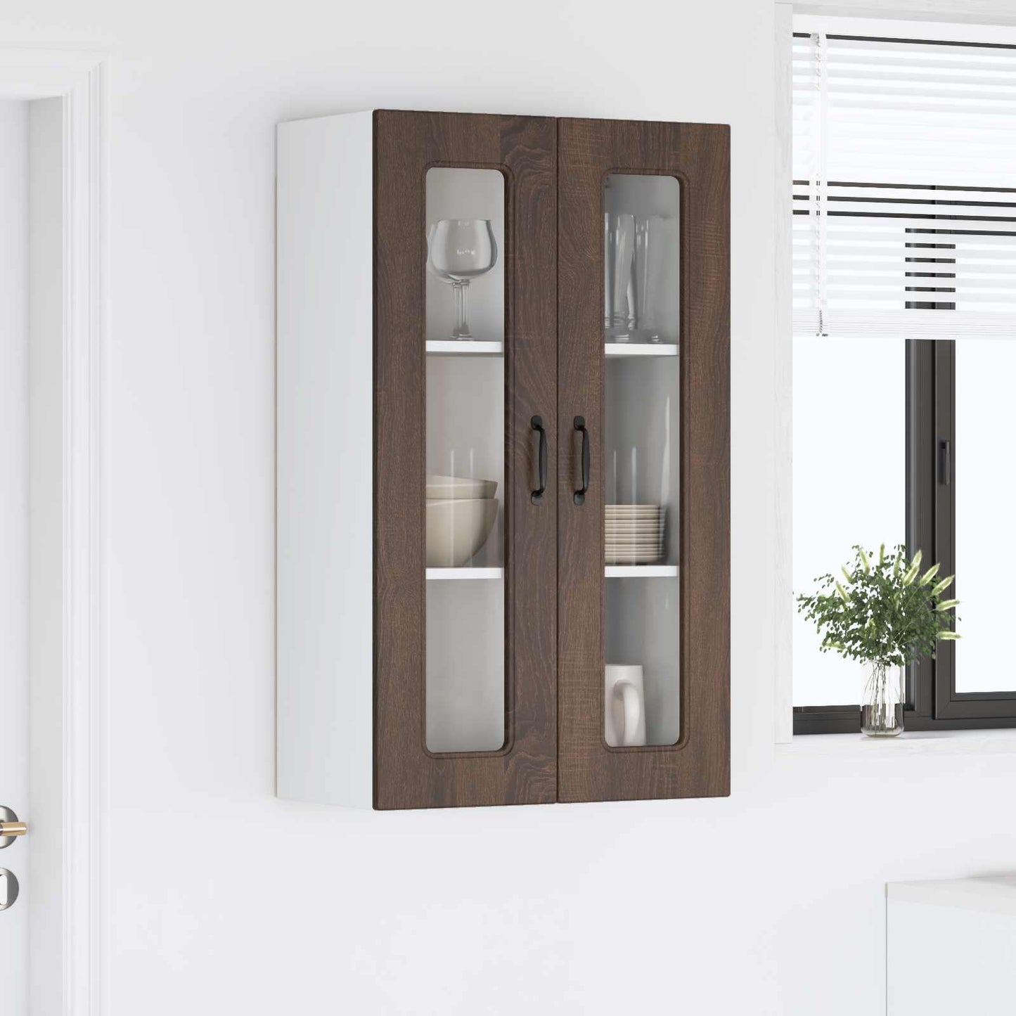 Dishwasher Panel Kalmar Brown Oak 60 x 31 x 100 cm