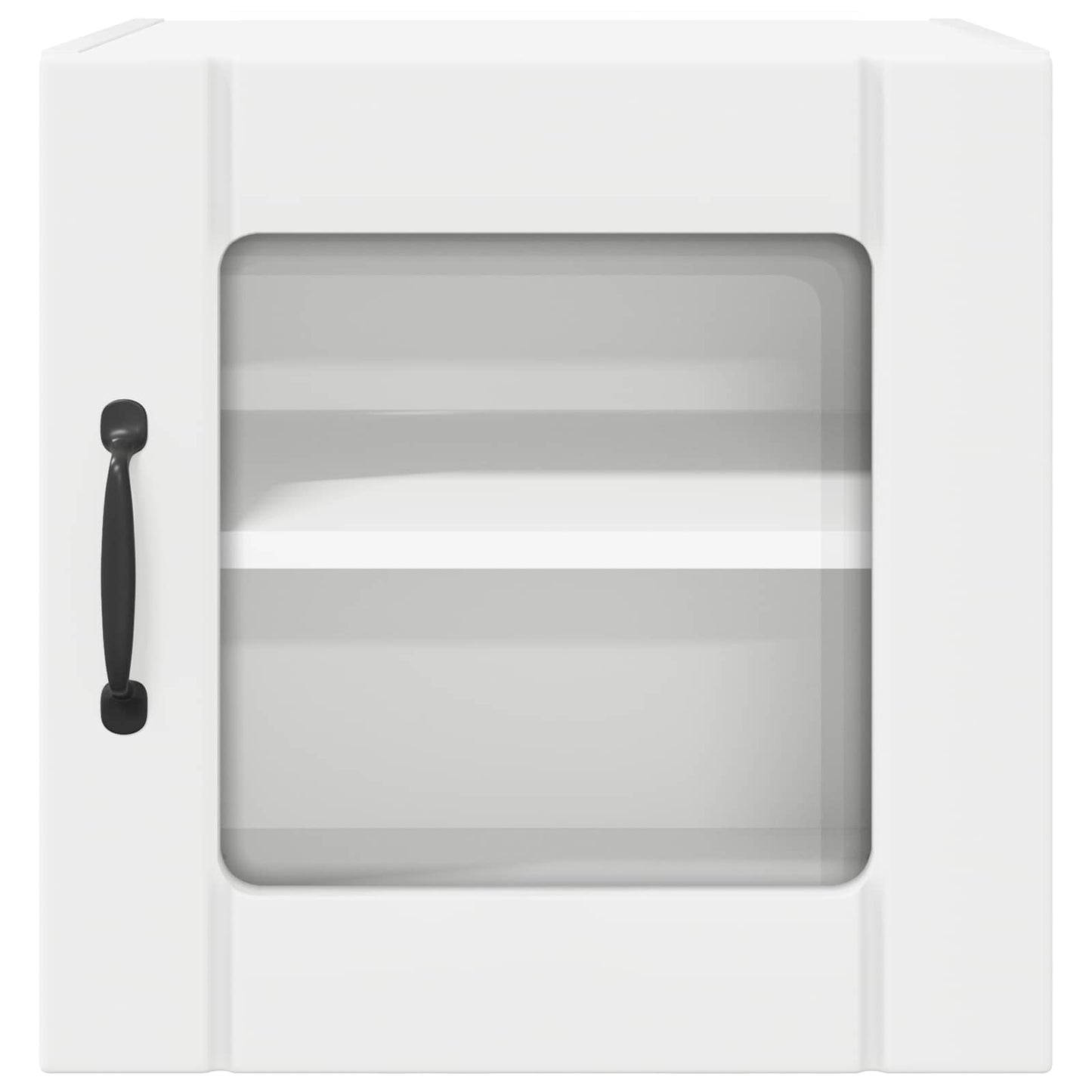 Wall Glass Cabinet LUCCA 2 pcs White 40 x 31 x 40 cm