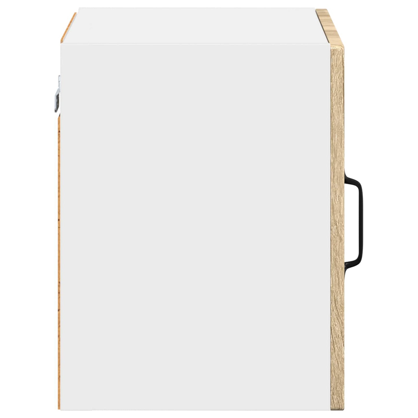 Wall Glass Cabinet LUCCA 2 pcs Sonoma Oak Engineered Wood