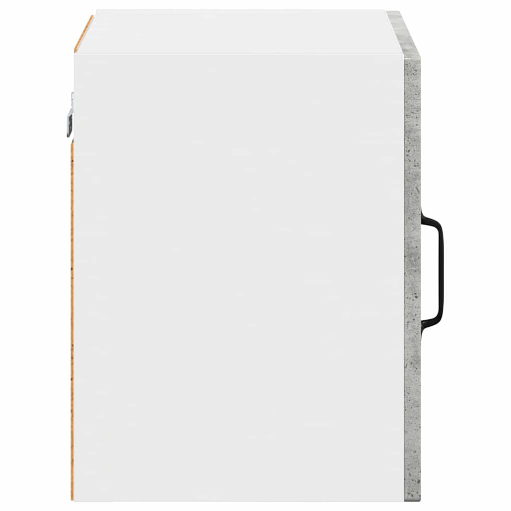 Wall Glass Cabinet LUCCA Concrete Grey 40 x 31 x 40 cm