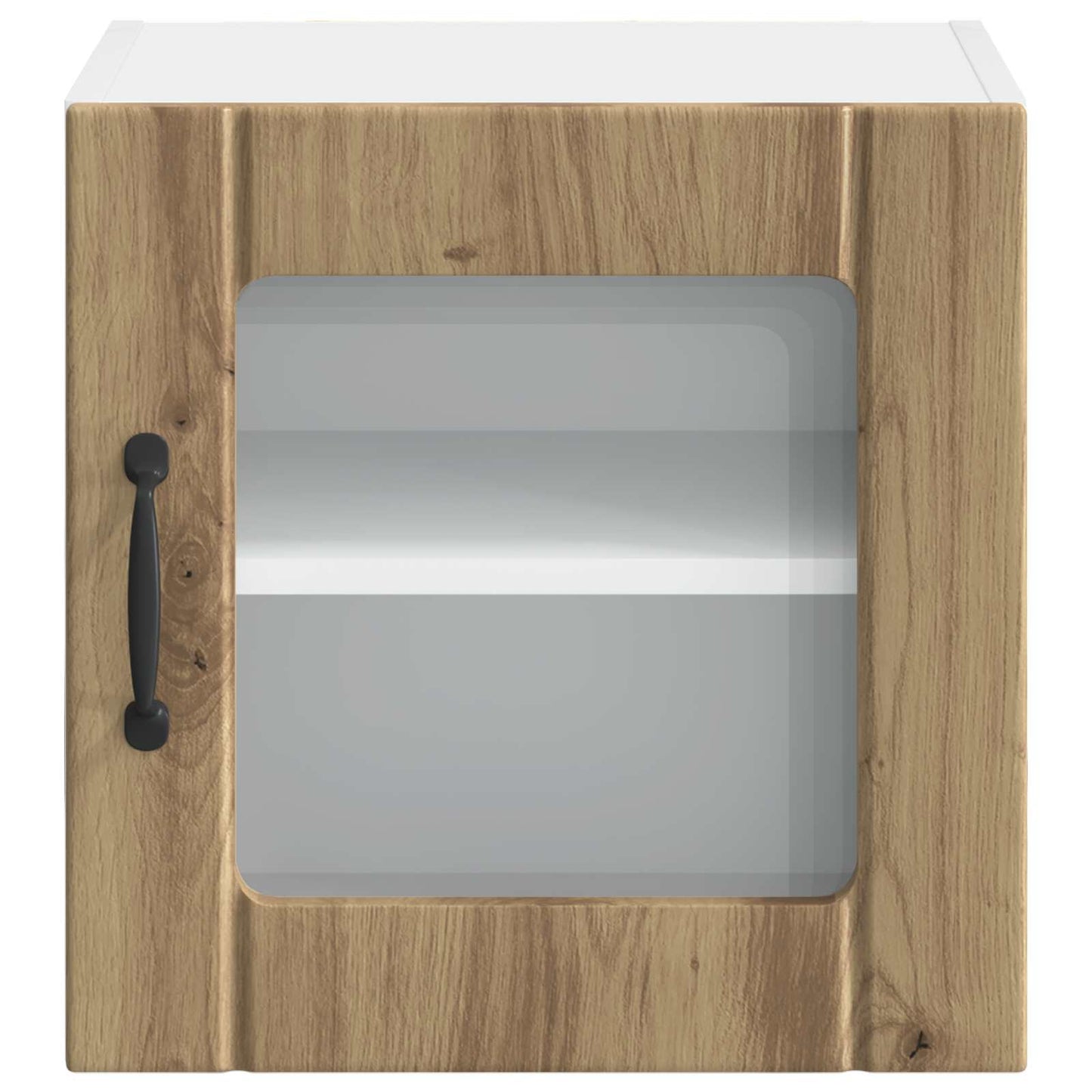 Wall Glass Cabinet LUCCA Artisan Oak 40 x 31 x 40 cm