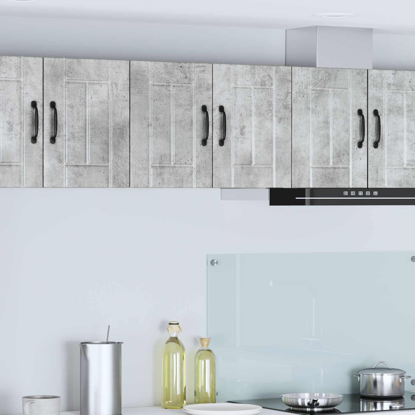 Wall Cabinet LUCCA 2 pcs Concrete Grey 30 x 31 x 40 cm