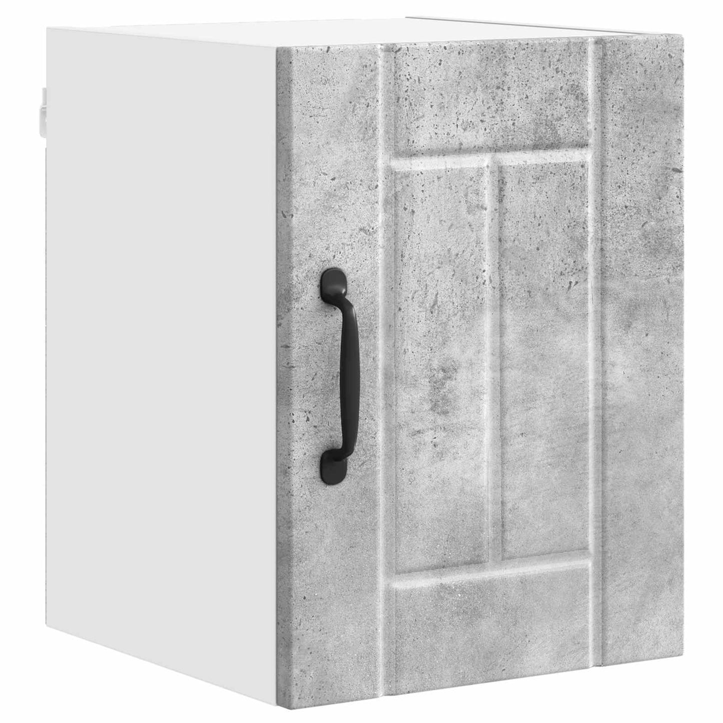 Wall Cabinet LUCCA 2 pcs Concrete Grey Engineered Wood