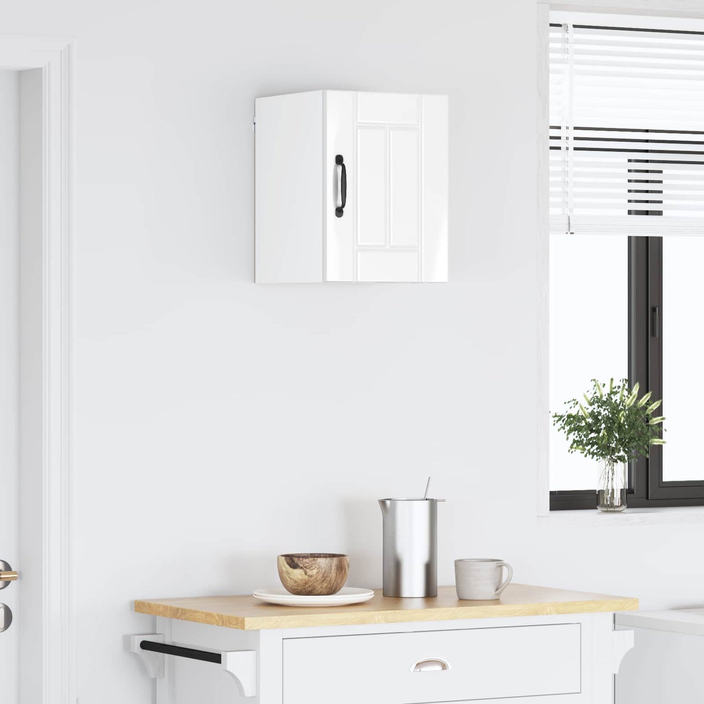 Wall Cabinet LUCCA High Gloss White 30 x 31 x 40 cm