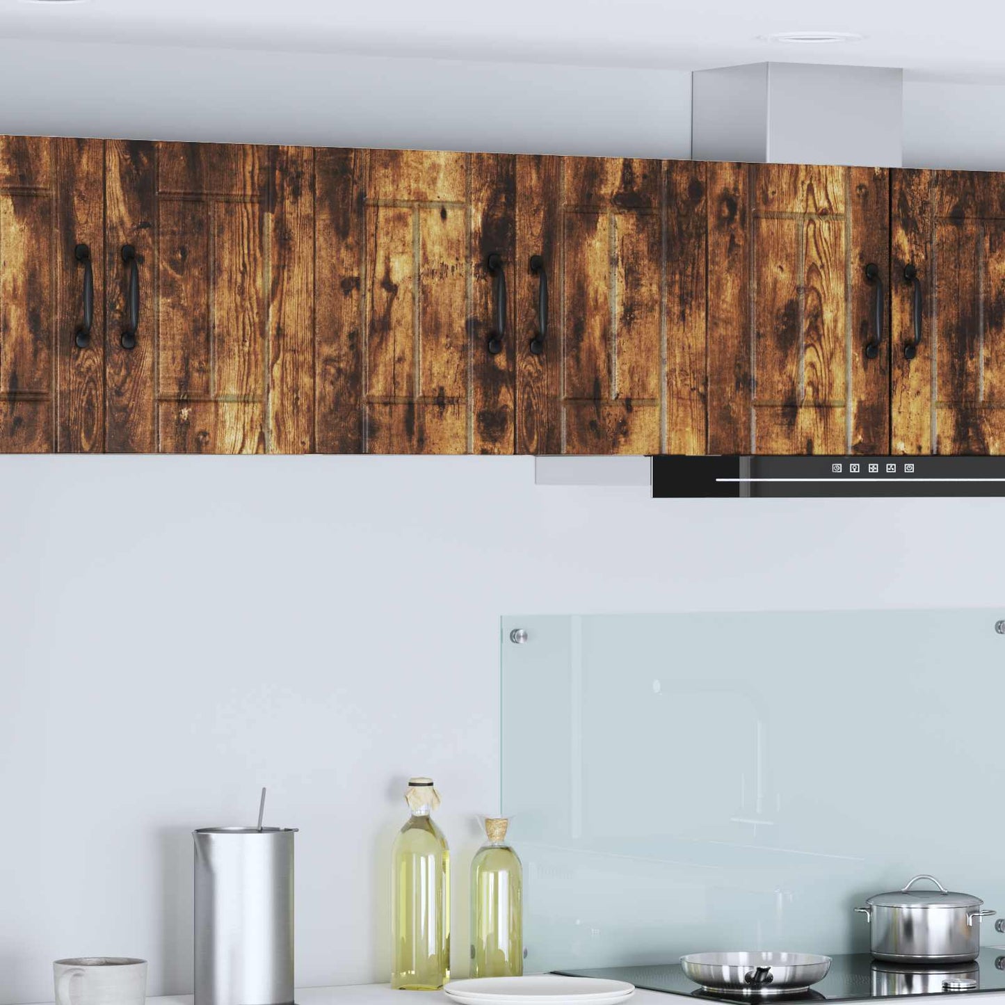 Wall Cabinet LUCCA Smoked Oak 30 x 31 x 40 cm Engineered Wood