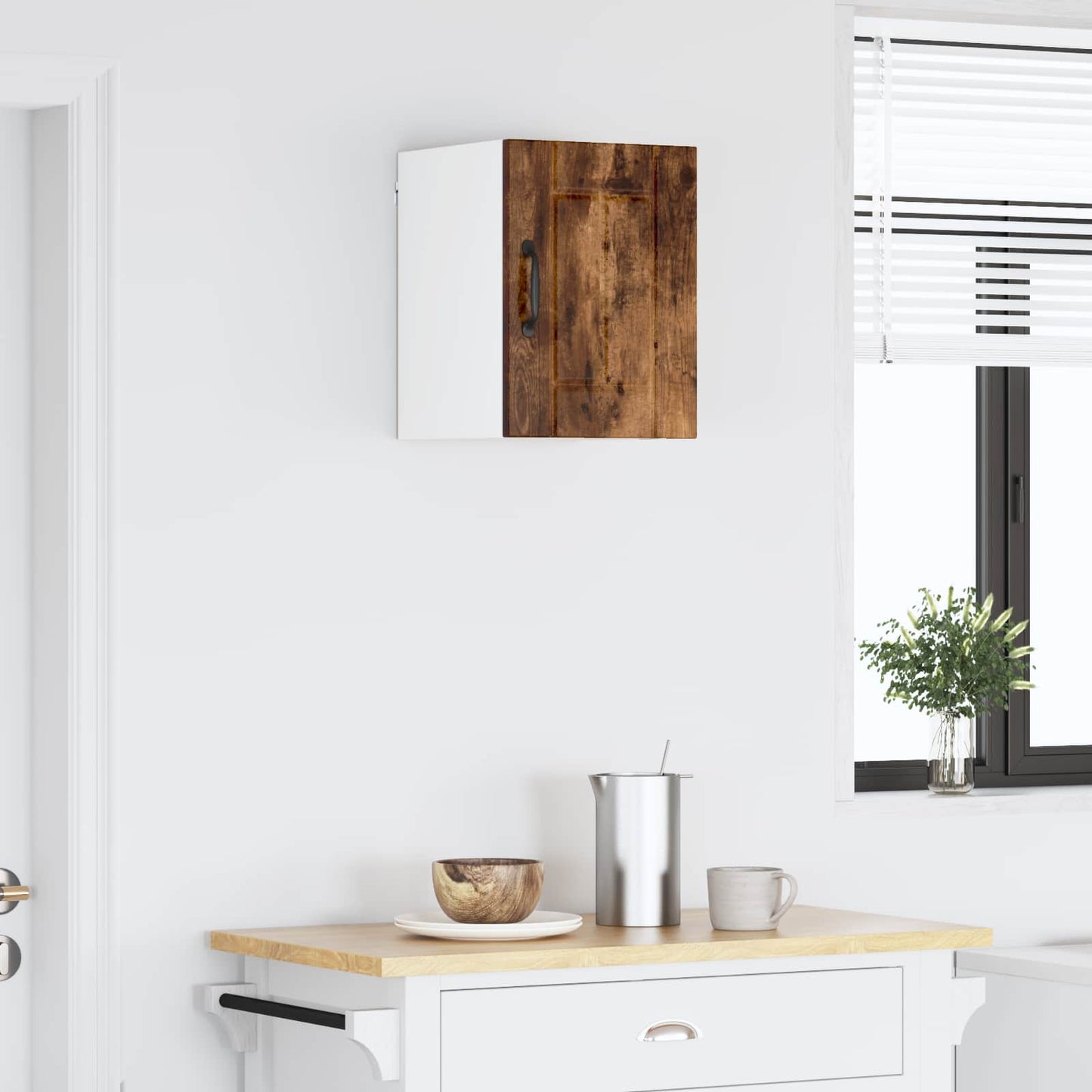Wall Cabinet LUCCA Smoked Oak 30 x 31 x 40 cm Engineered Wood