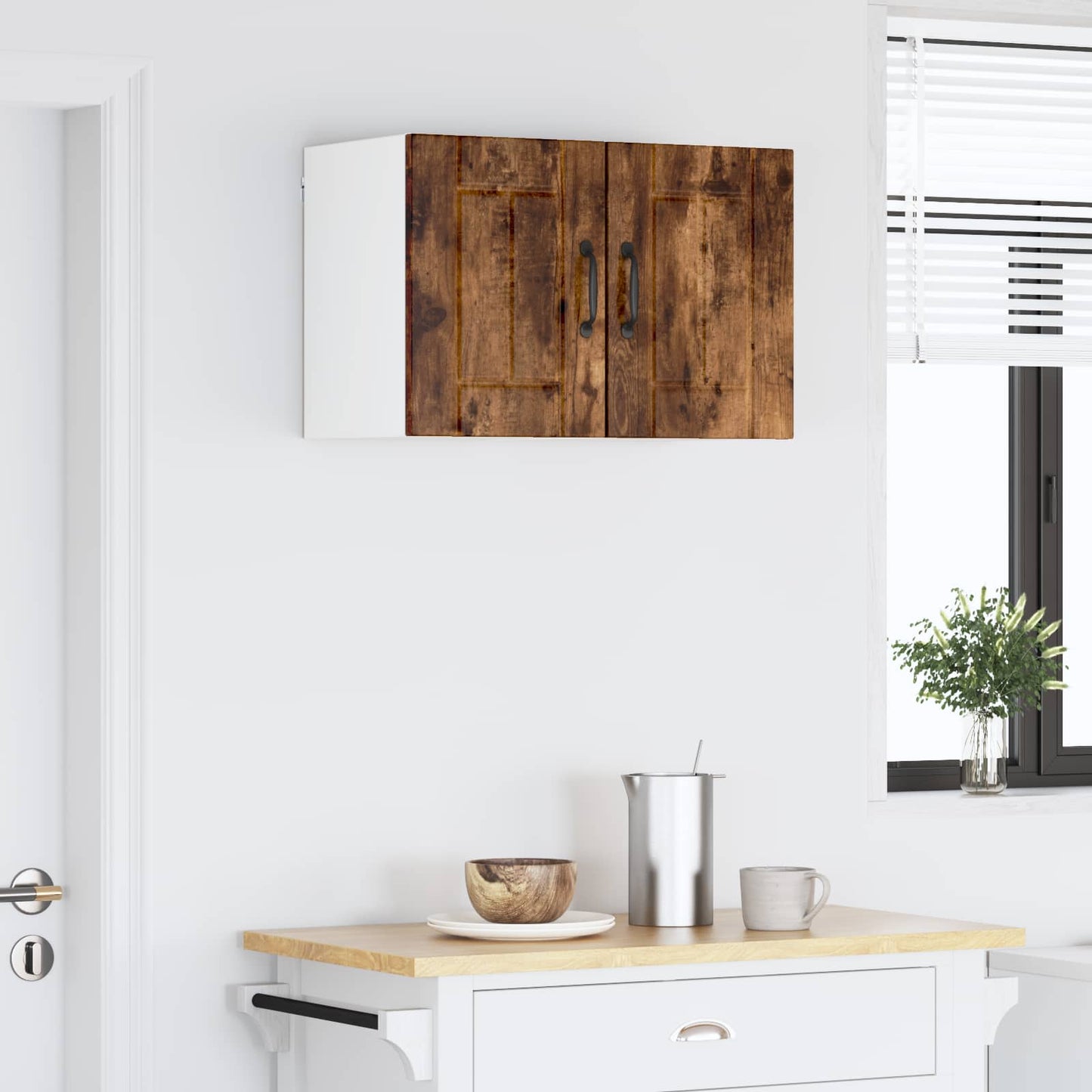 Wall Cabinet LUCCA 2 pcs Smoked Oak 30 x 31 x 40 cm