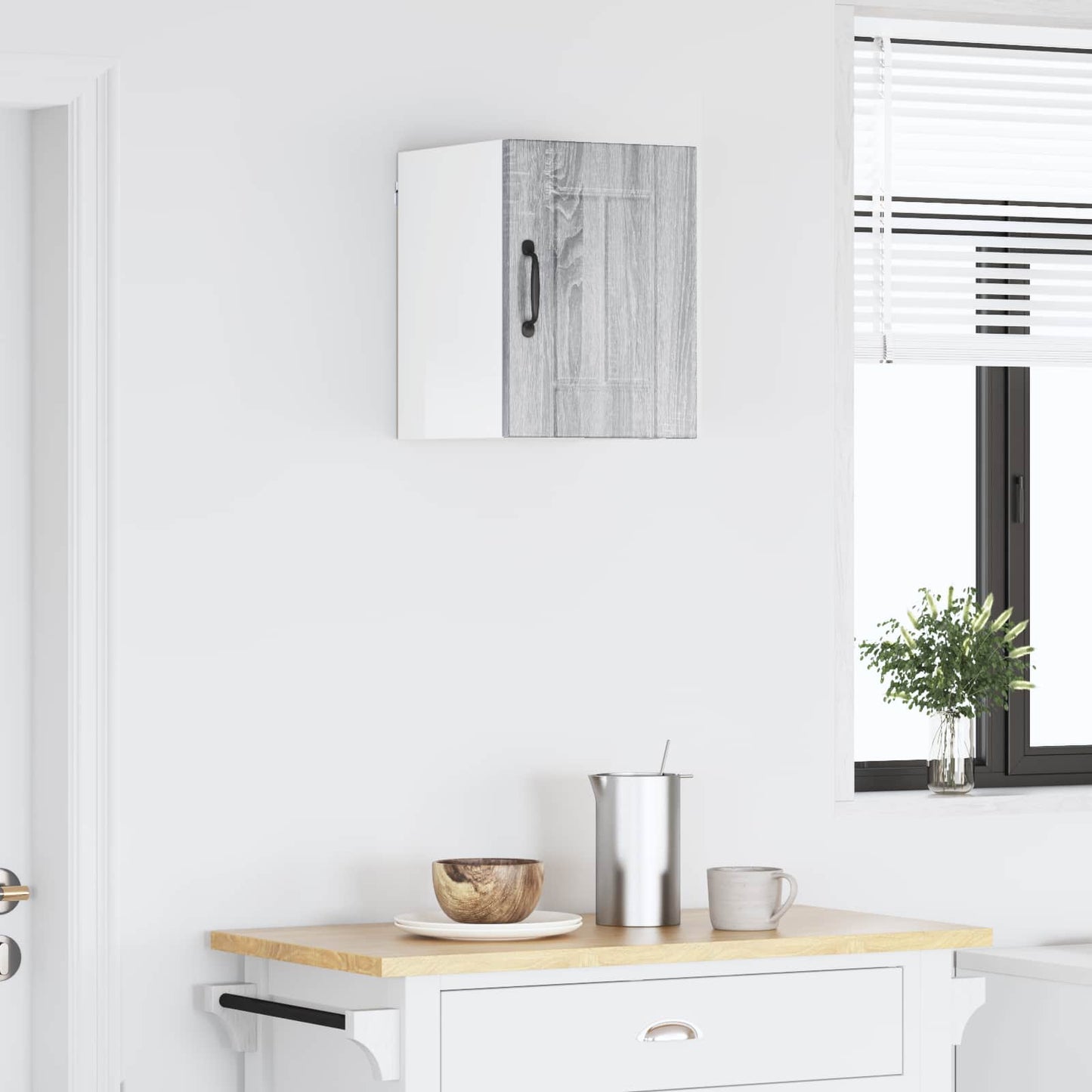 Wall Cabinet LUCCA Grey Sonoma 30 x 31 x 40 cm Engineered Wood
