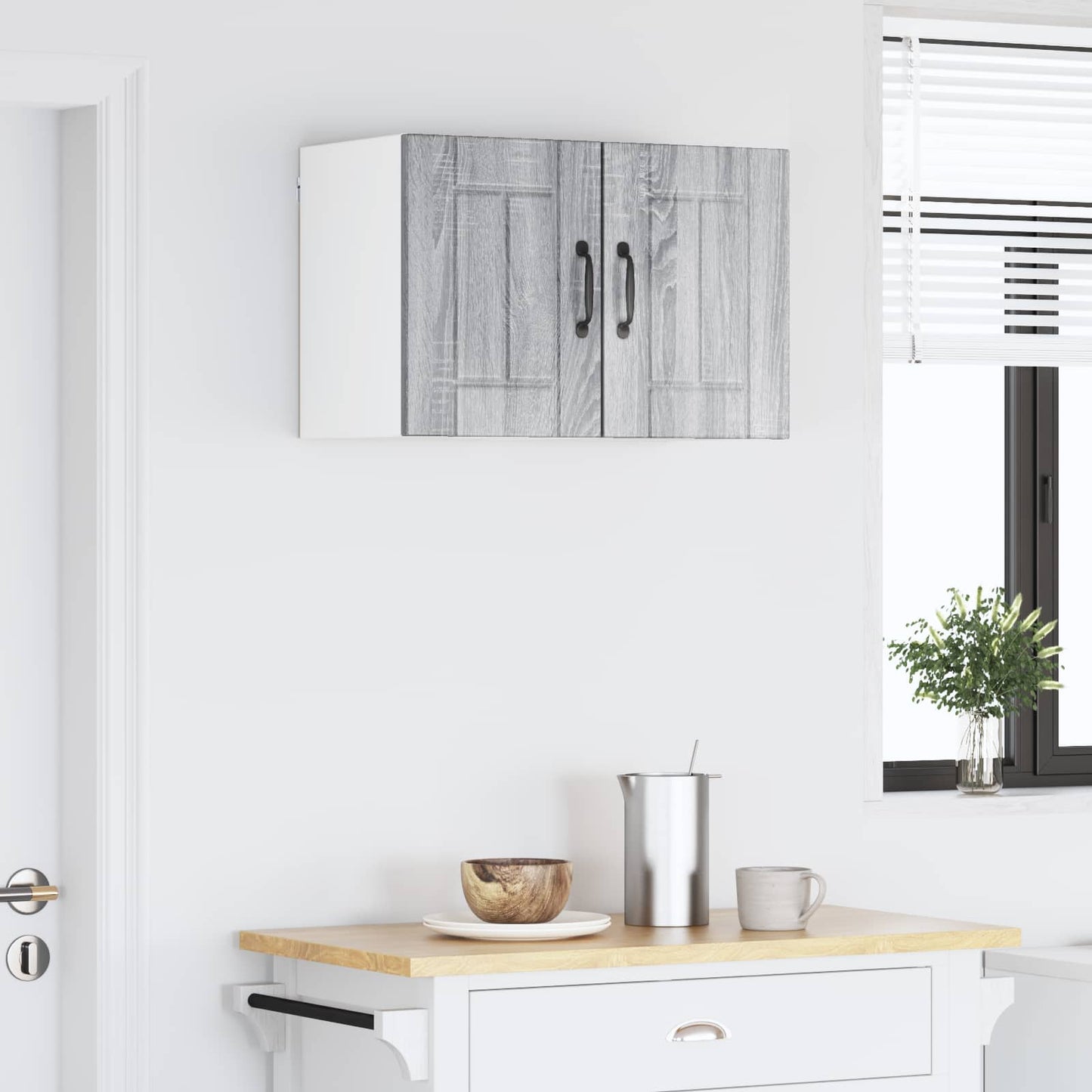 Wall Cabinet Lucca 2 pcs Grey Sonoma 30 x 31 x 40 cm