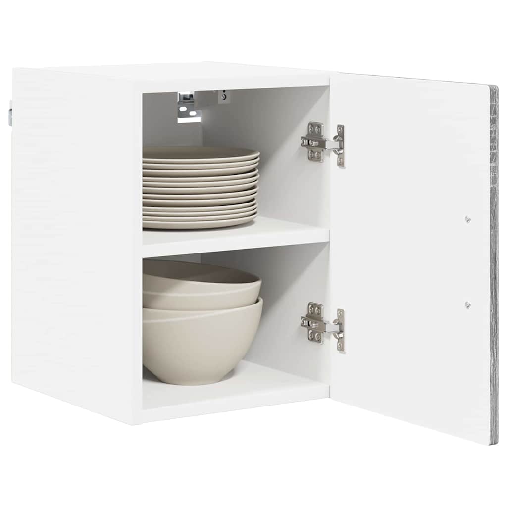 Wall Cabinet Lucca 2 pcs Grey Sonoma 30 x 31 x 40 cm