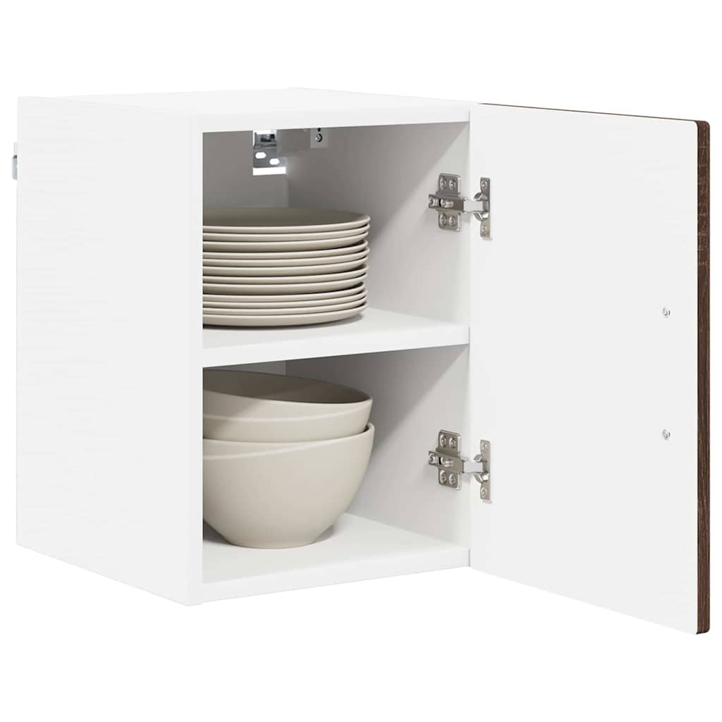 Wall Cabinet LUCCA Brown Oak 30 x 31 x 40 cm Engineered Wood