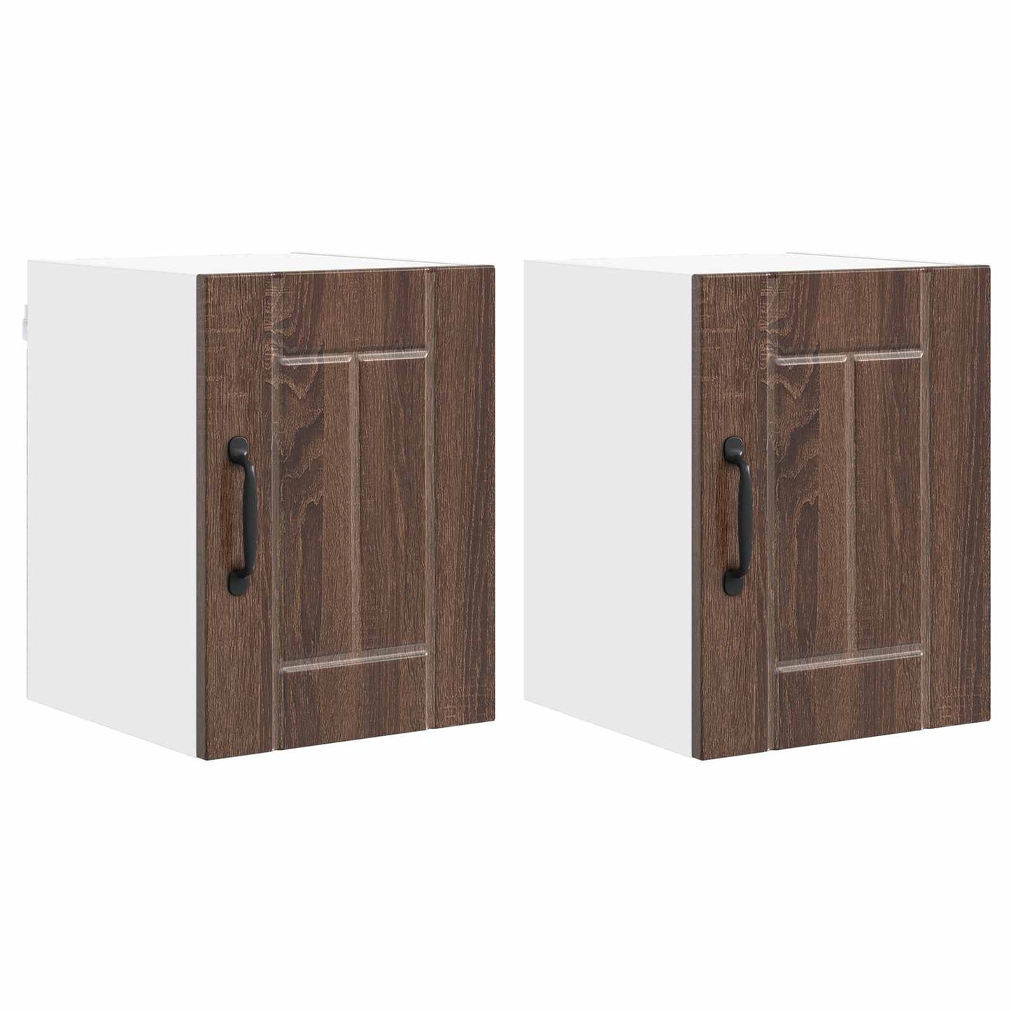 Wall Cabinet LUCCA 2 pcs Brown Oak 30 x 31 x 40 cm