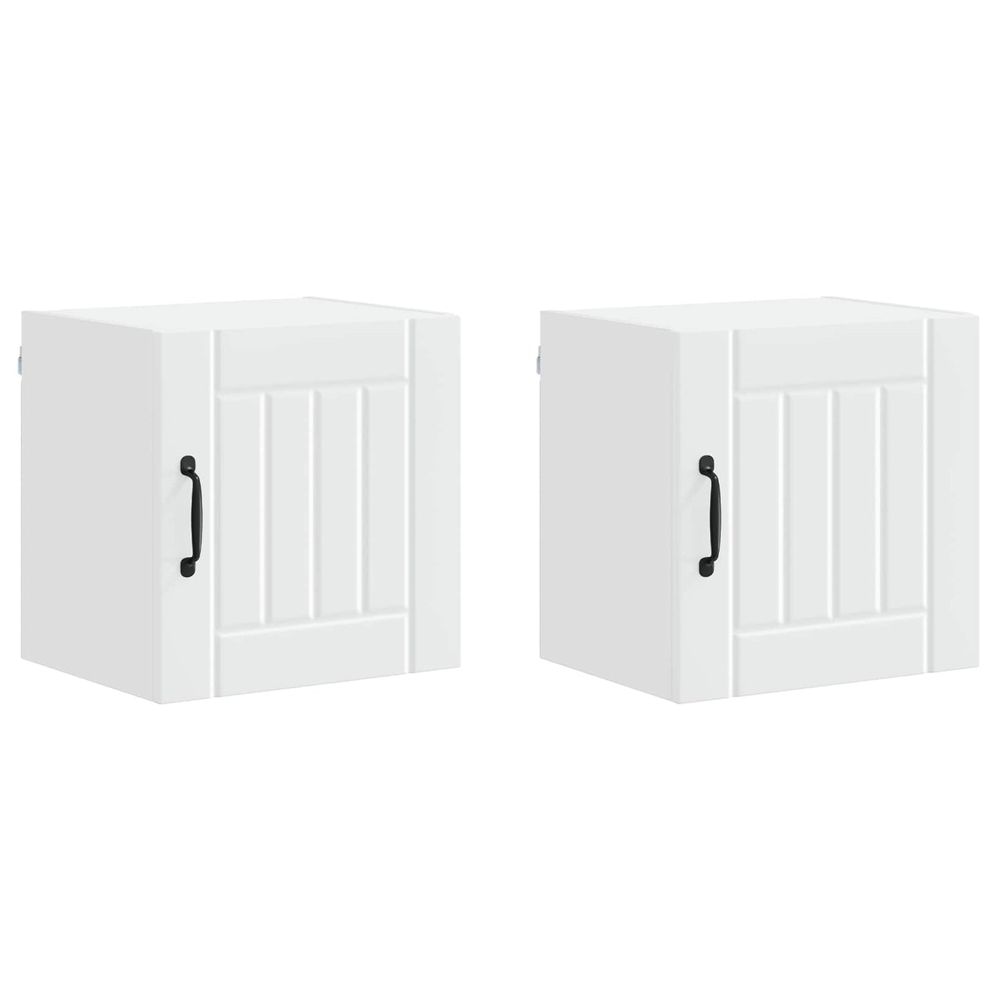 Wall Cabinet LUCCA 2 pcs White 40 x 31 x 40 cm Engineered Wood