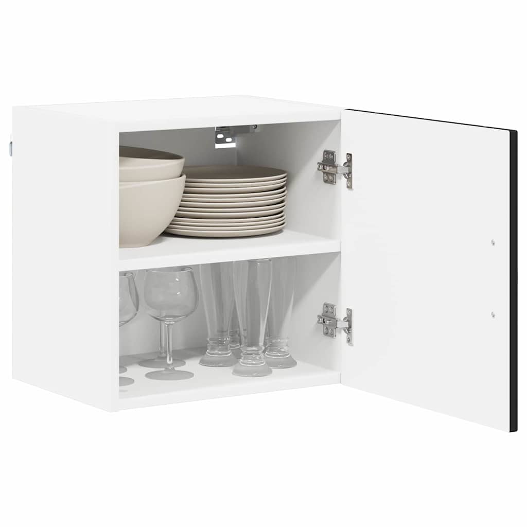 Wall Cabinet LUCCA 2 pcs Black 40 x 31 x 40 cm Engineered Wood