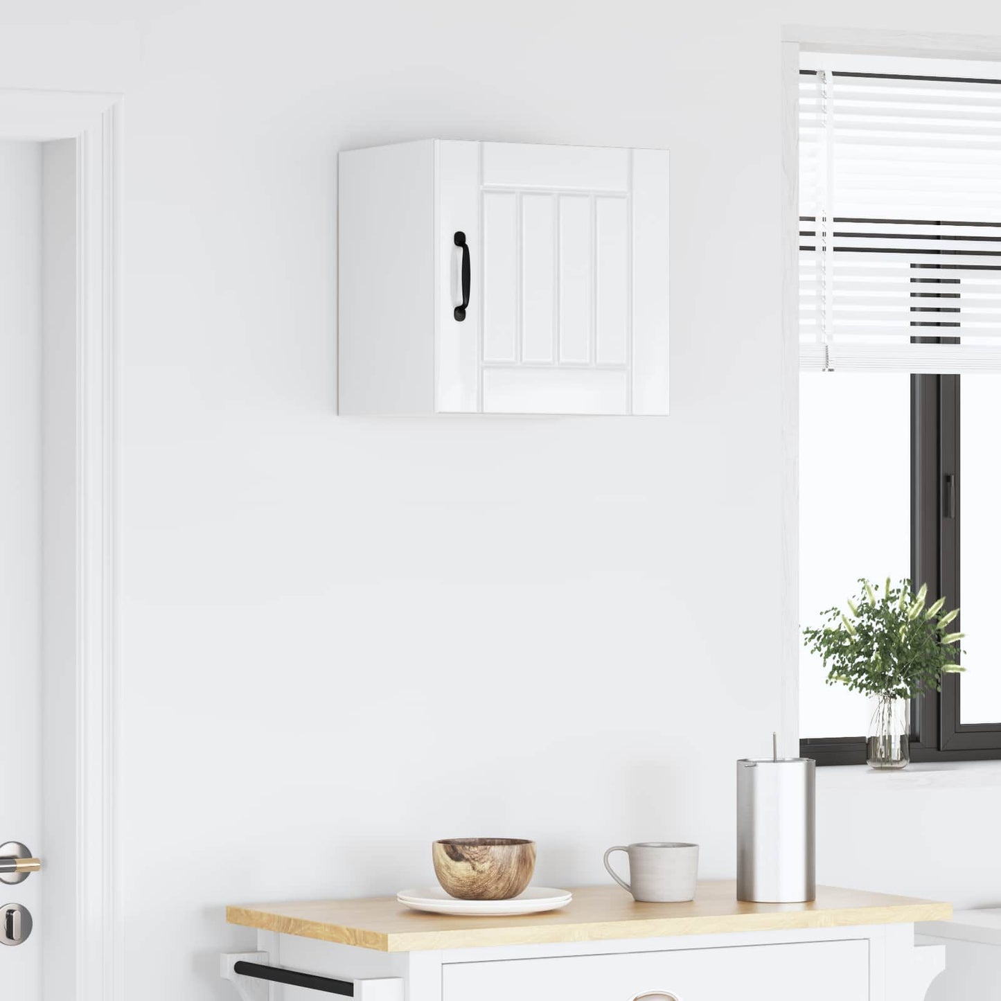 Wall Cabinet LUCCA High Gloss White 40 x 31 x 40 cm
