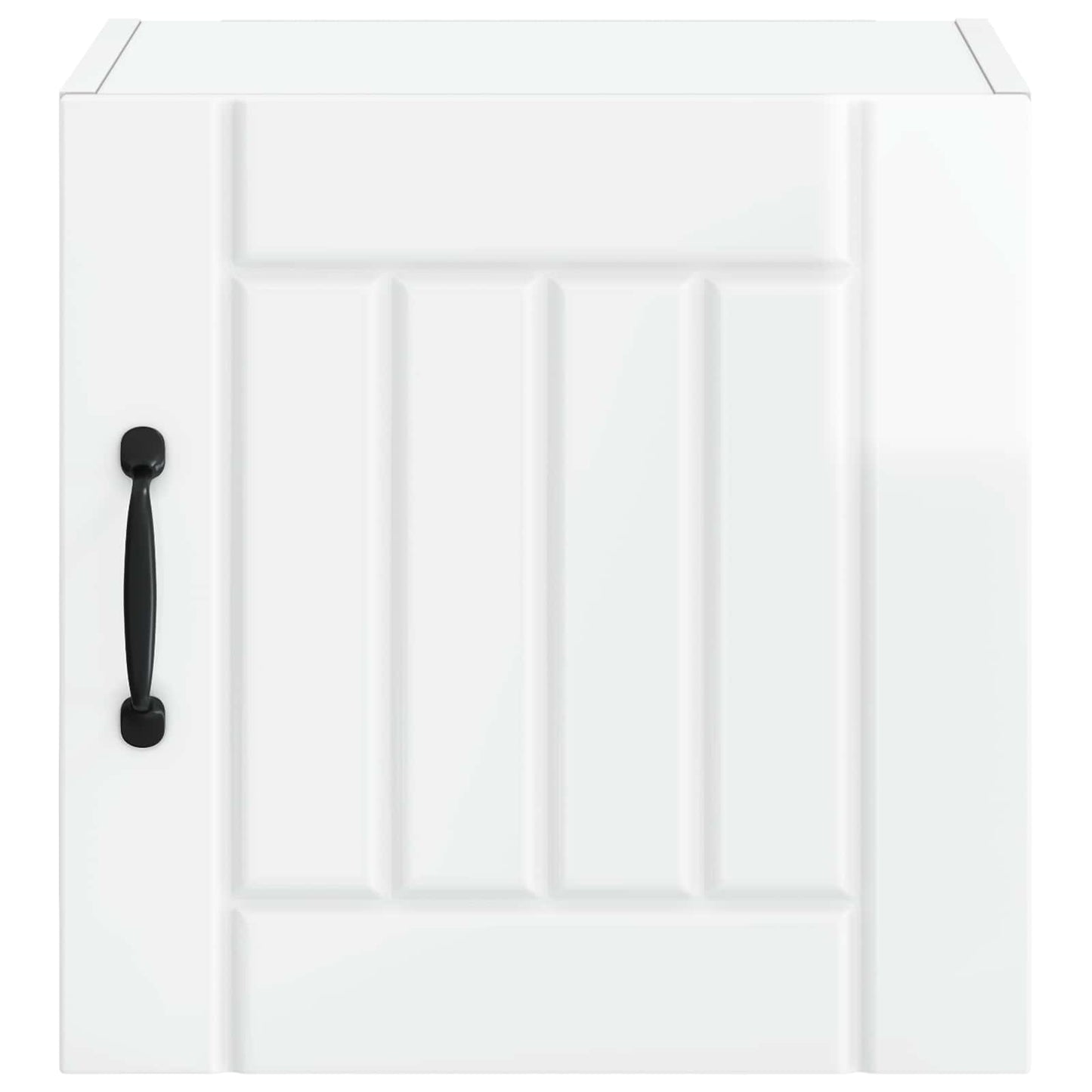 Wall Cabinet LUCCA 2 pcs High Gloss White Engineered Wood