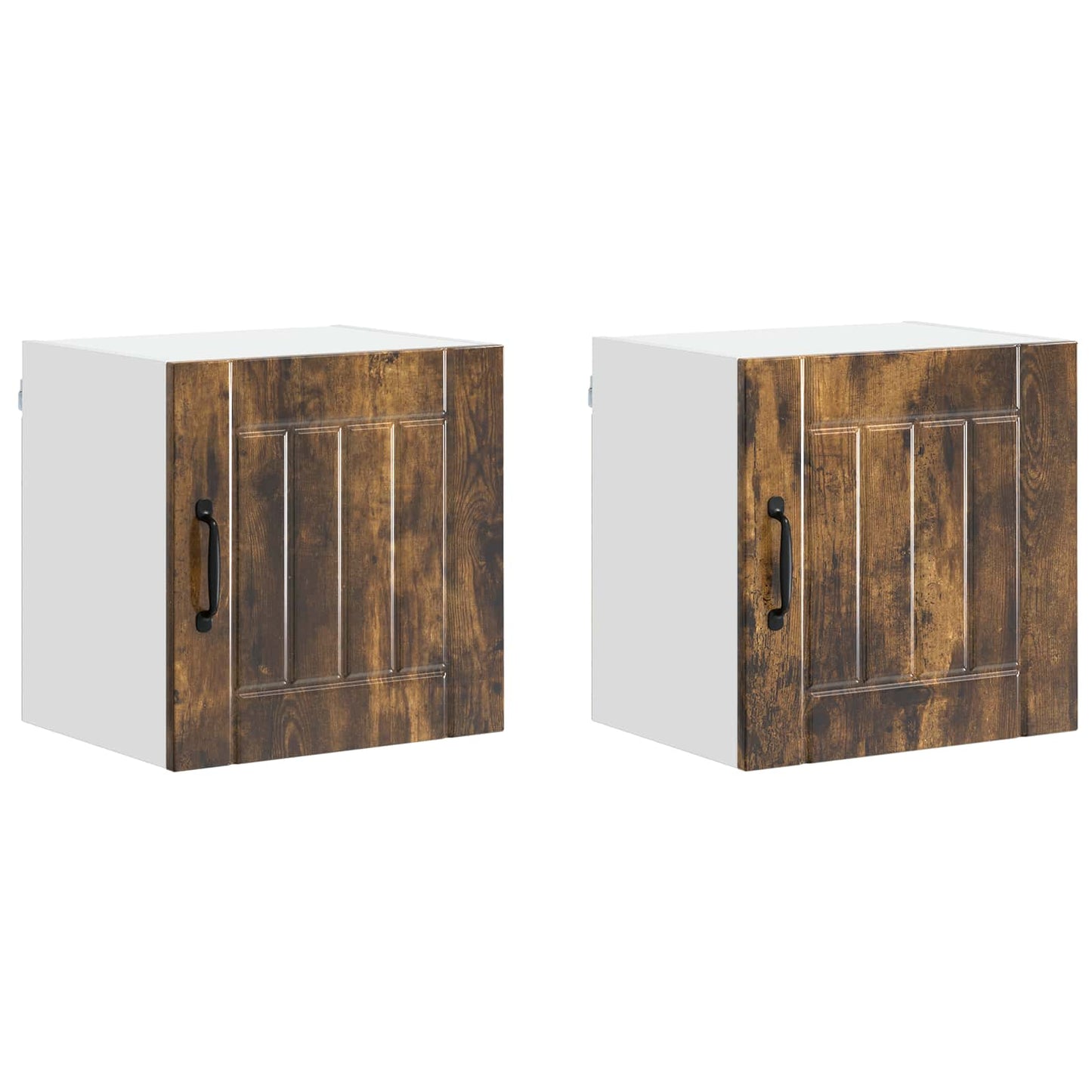 Wall Cabinet LUCCA 2 pcs Smoked Oak 40 x 31 x 40 cm