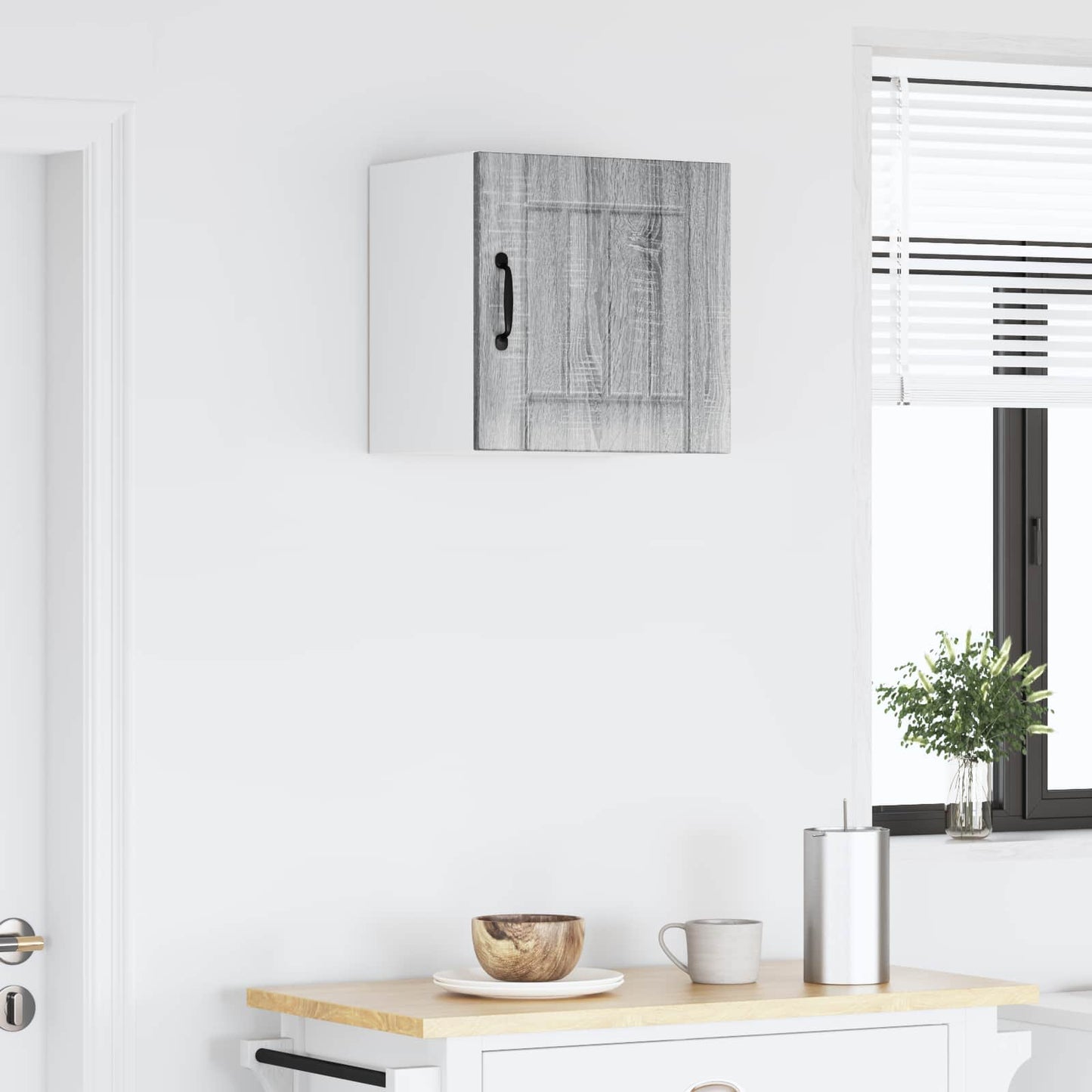 Wall Cabinet LUCCA Grey Sonoma 40 x 31 x 40 cm Engineered Wood