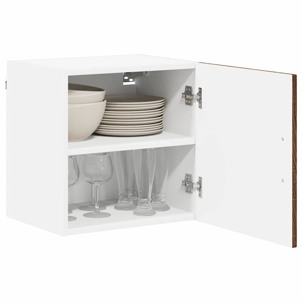 Wall Cabinet LUCCA Brown Oak 40 x 31 x 40 cm Engineered Wood