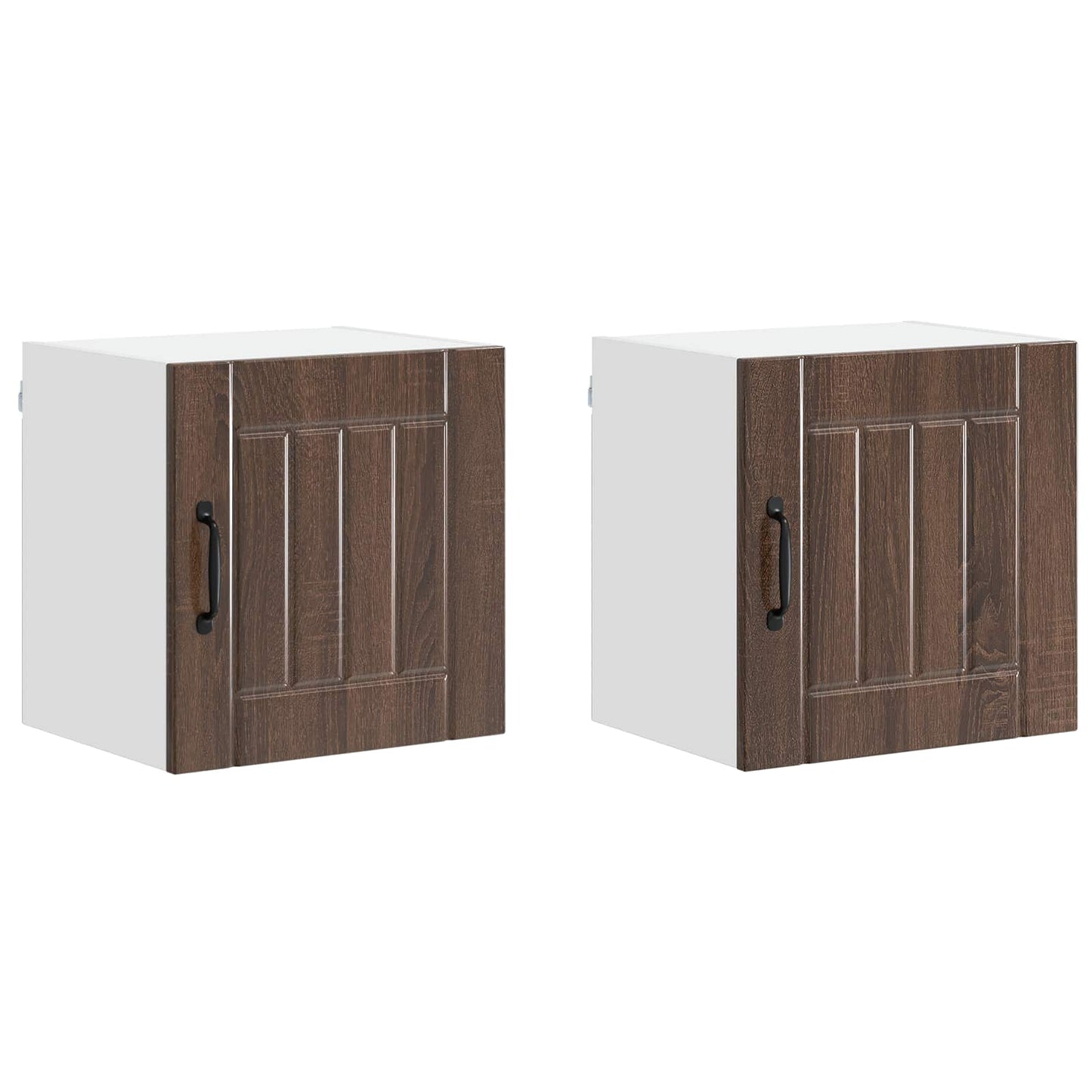 Wall Cabinet LUCCA 2 pcs Brown Oak 40 x 31 x 40 cm