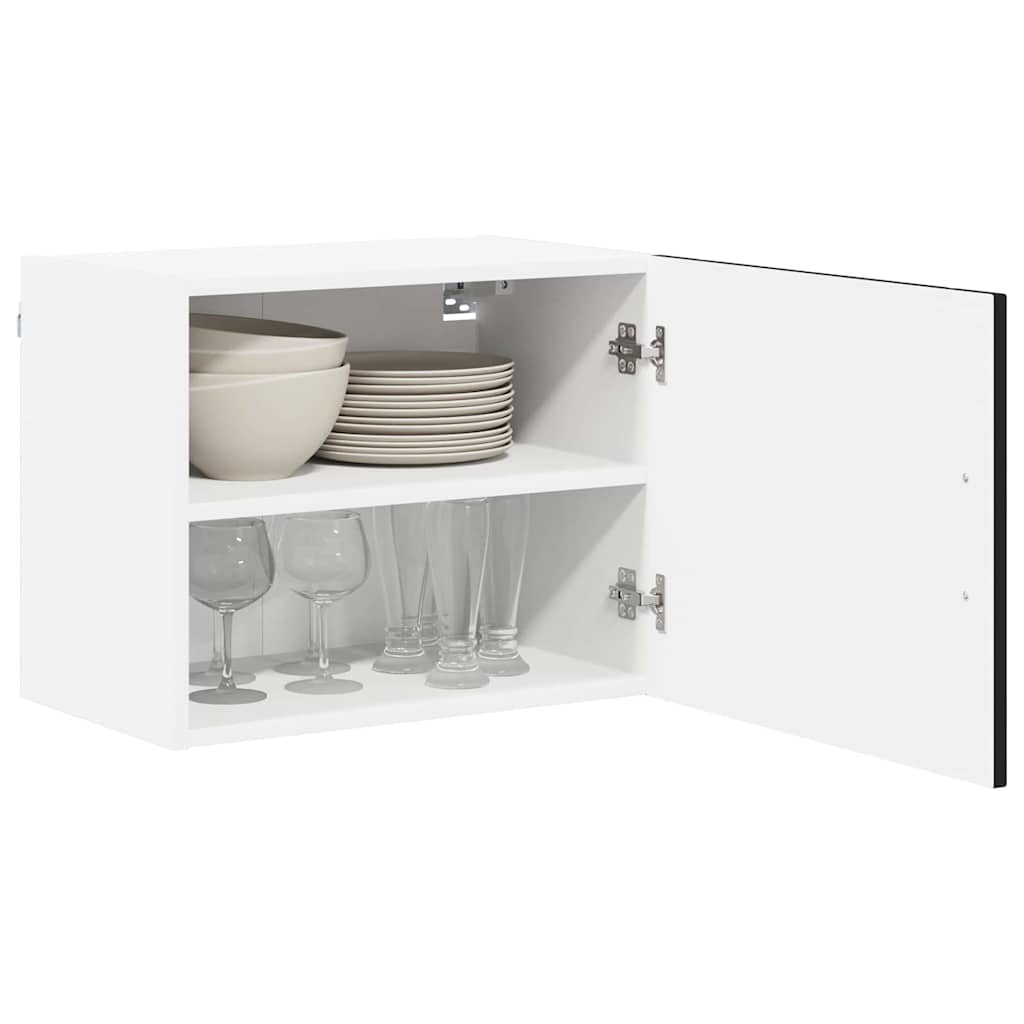 Wall Cabinet Lucca 2 pcs Black 50 x 31 x 40 cm Engineered Wood