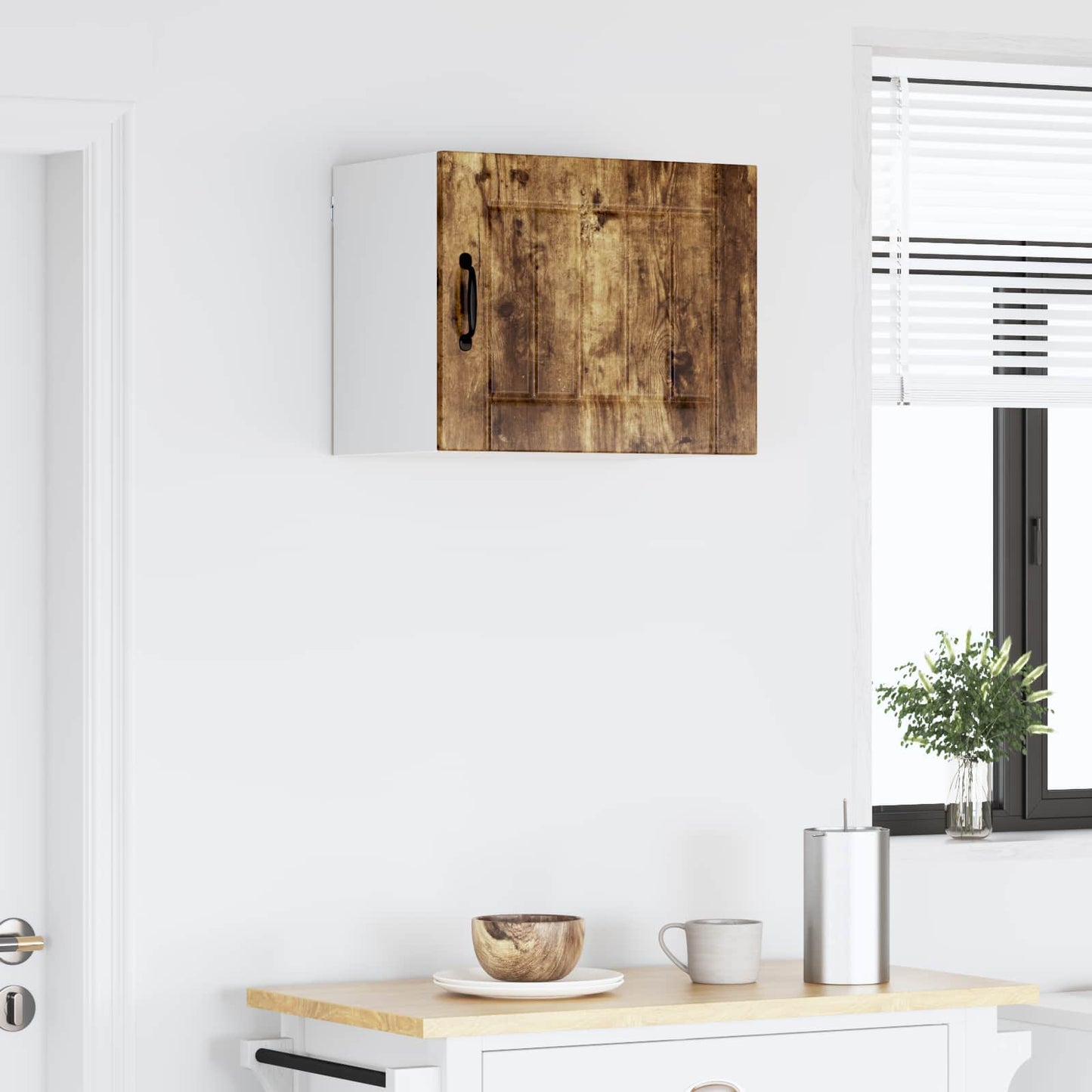 Wall Cabinet LUCCA Smoked Oak 50 x 31 x 40 cm Engineered Wood