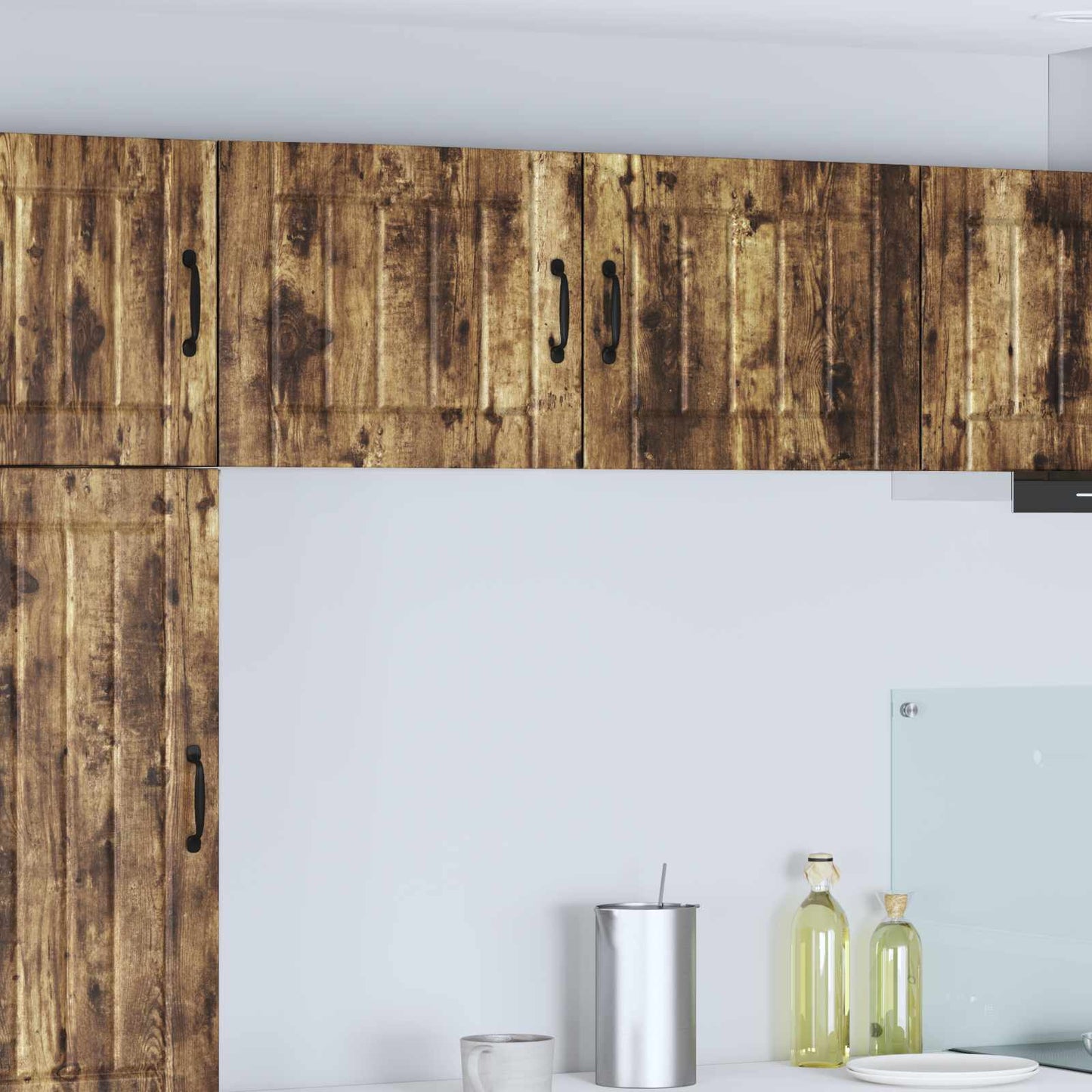 Wall Cabinet LUCCA 2 pcs Smoked Oak 50 x 31 x 40 cm