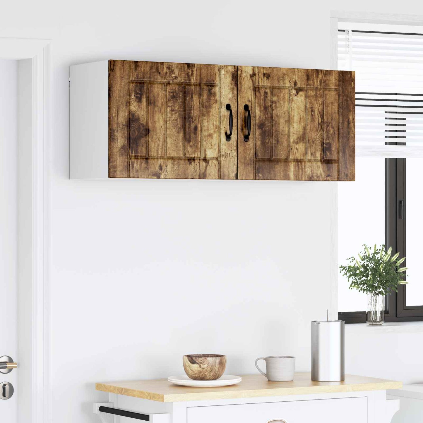 Wall Cabinet LUCCA 2 pcs Smoked Oak 50 x 31 x 40 cm