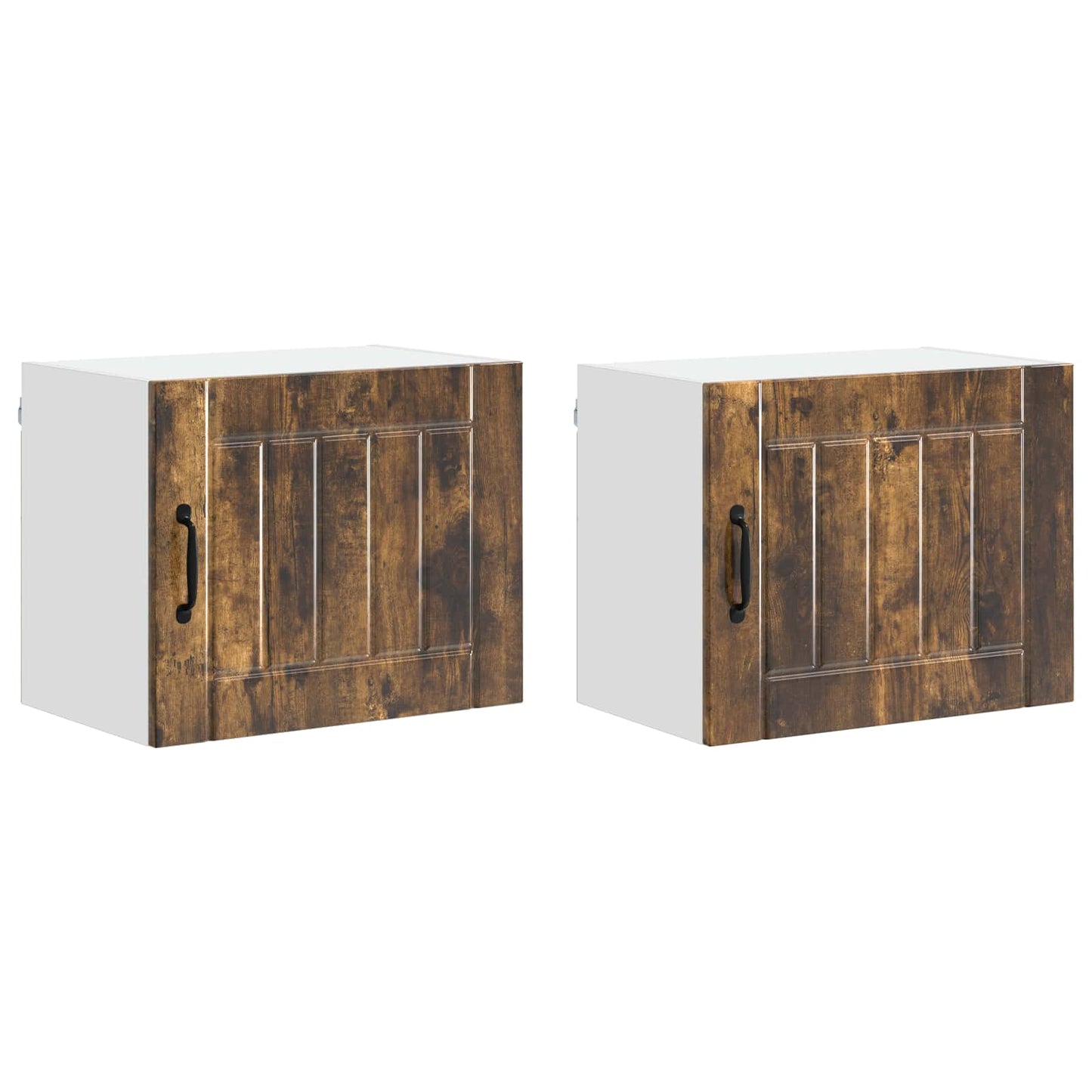 Wall Cabinet LUCCA 2 pcs Smoked Oak 50 x 31 x 40 cm