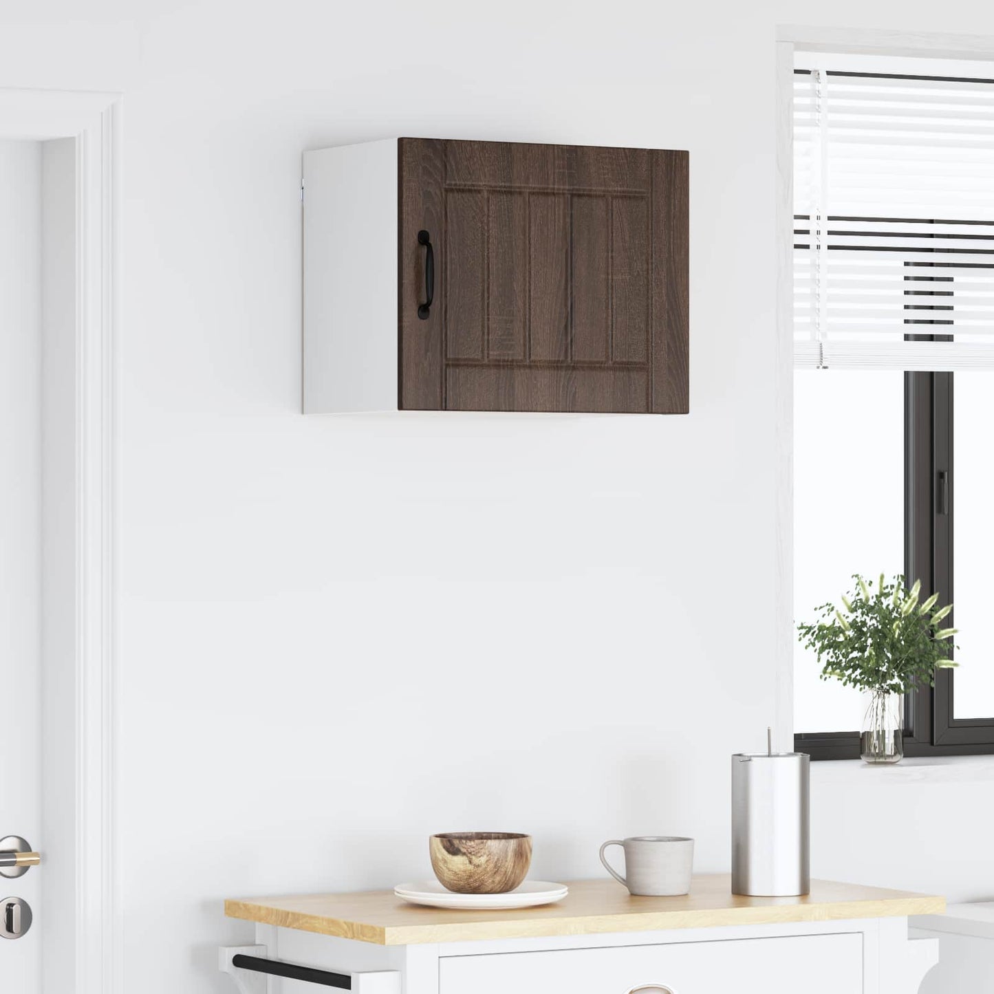Wall Cabinet LUCCA Brown Oak 50 x 31 x 40 cm Engineered Wood
