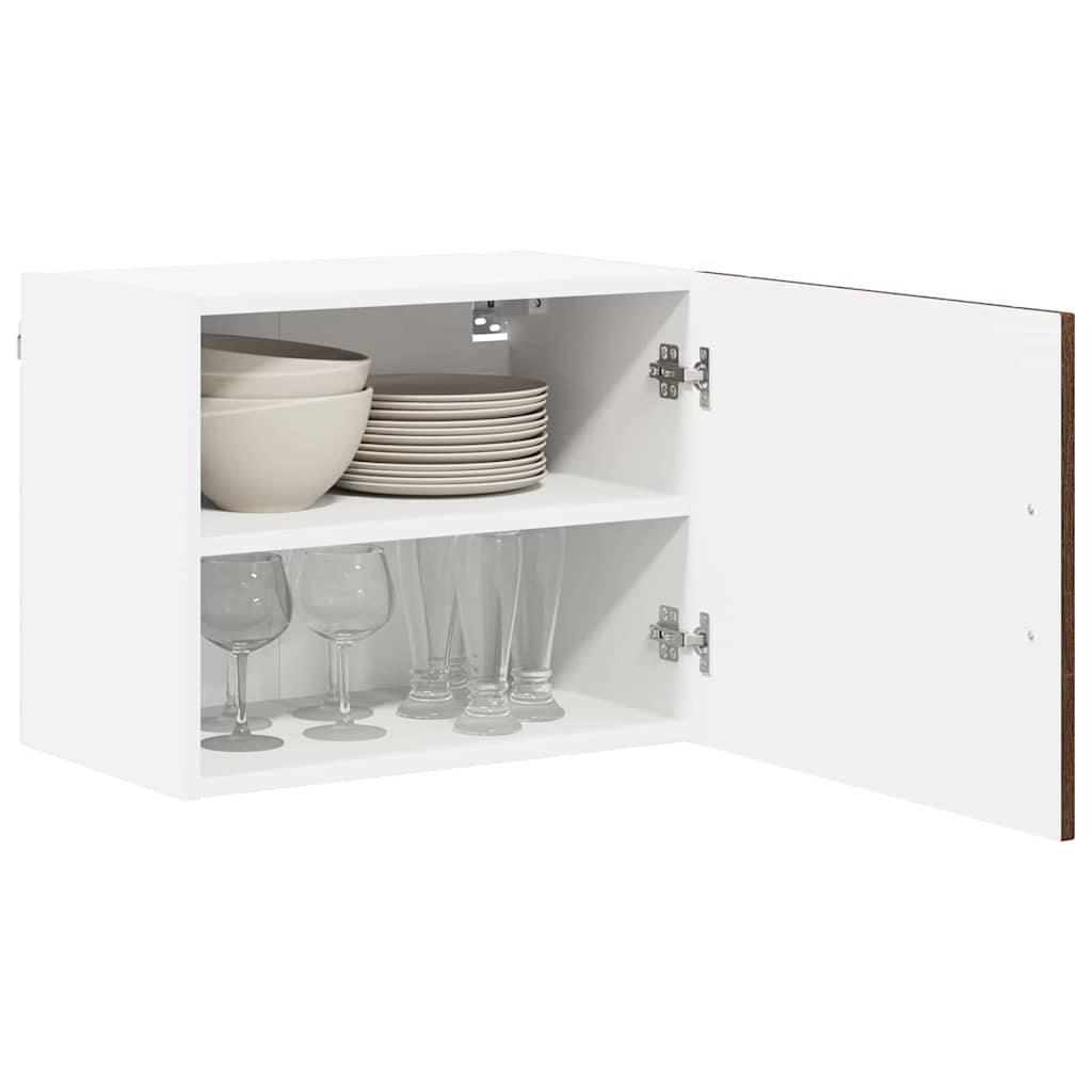 Wall Cabinet LUCCA 2 pcs Brown Oak 50 x 31 x 40 cm