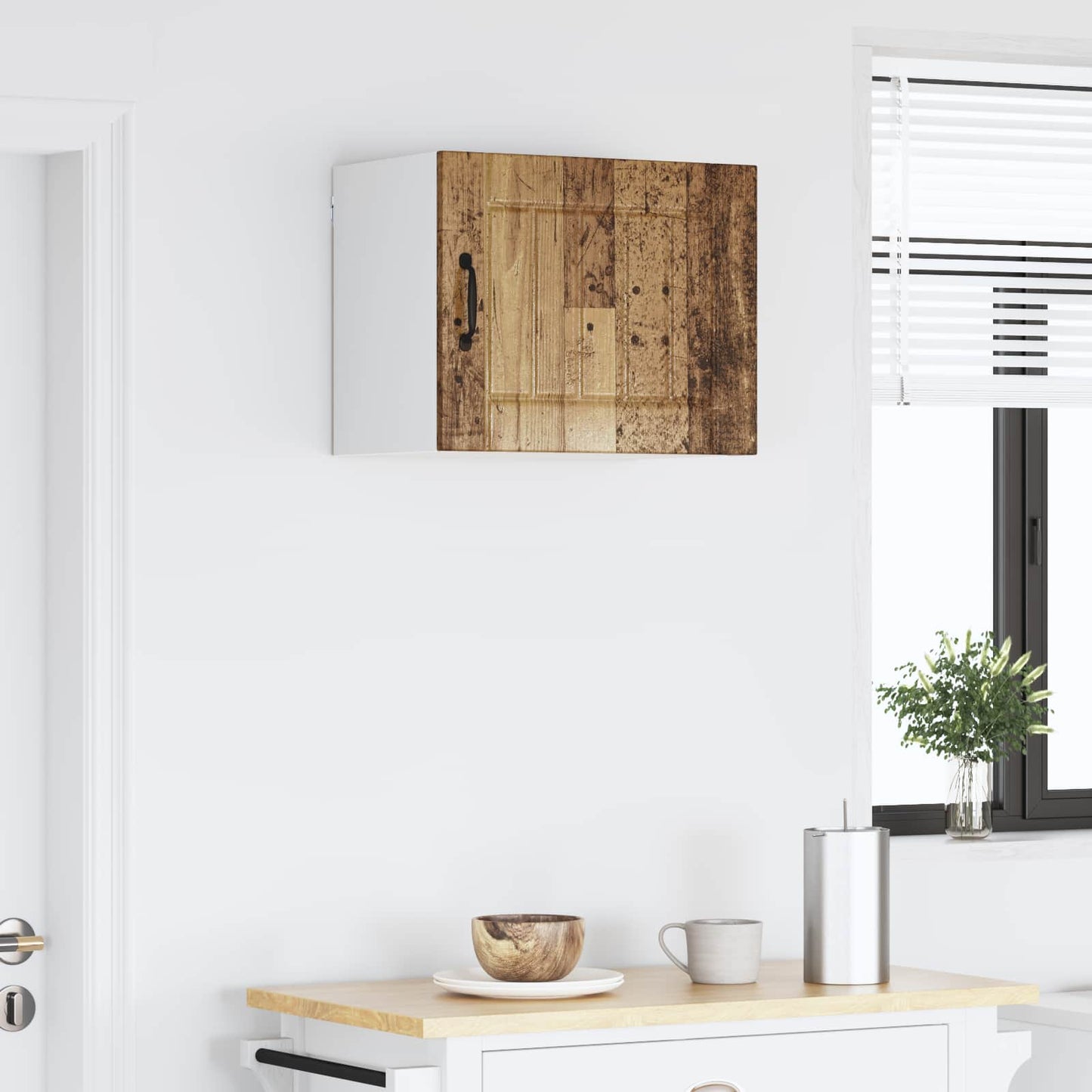 Wall Cabinet LUCCA Old Wood 50 x 31 x 40 cm Engineered Wood