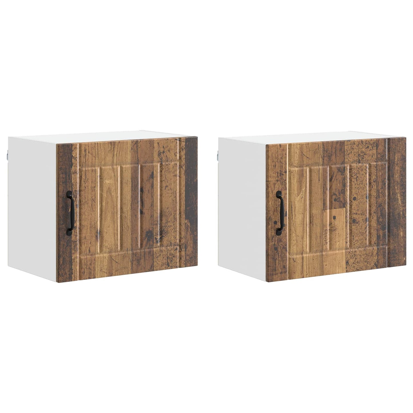 Wall Cabinet LUCCA 2 pcs Old Wood 50 x 31 x 40 cm